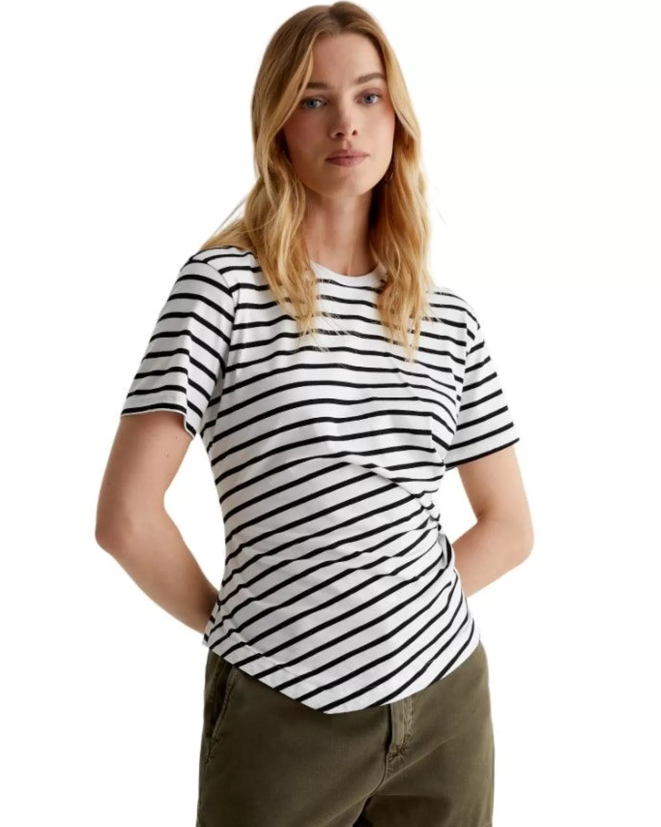 AG Jeans Rini Stripe Tee<Adriano Goldschmied Jeans New