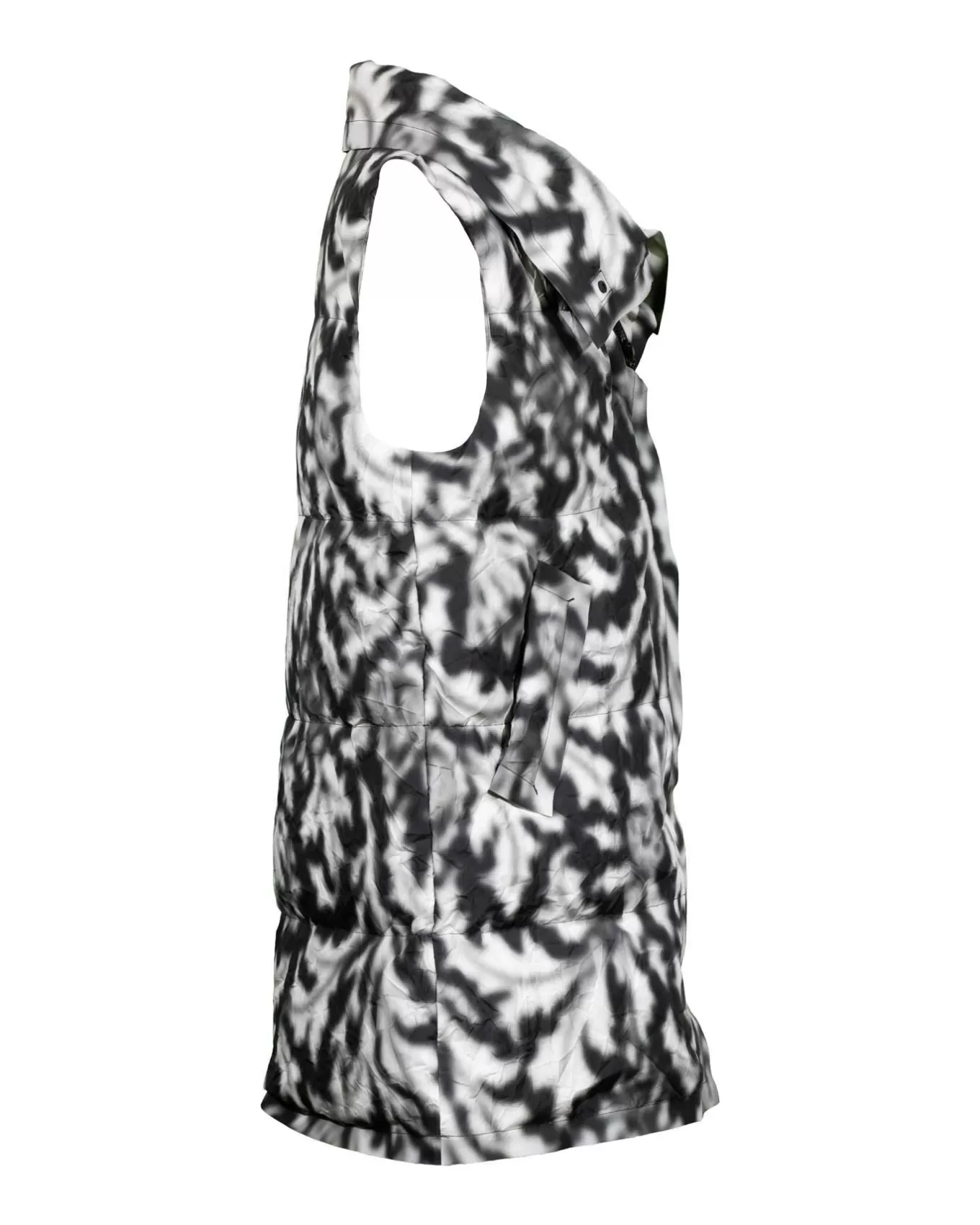 Oslo Print Down Long Vest<Annette Gortz New