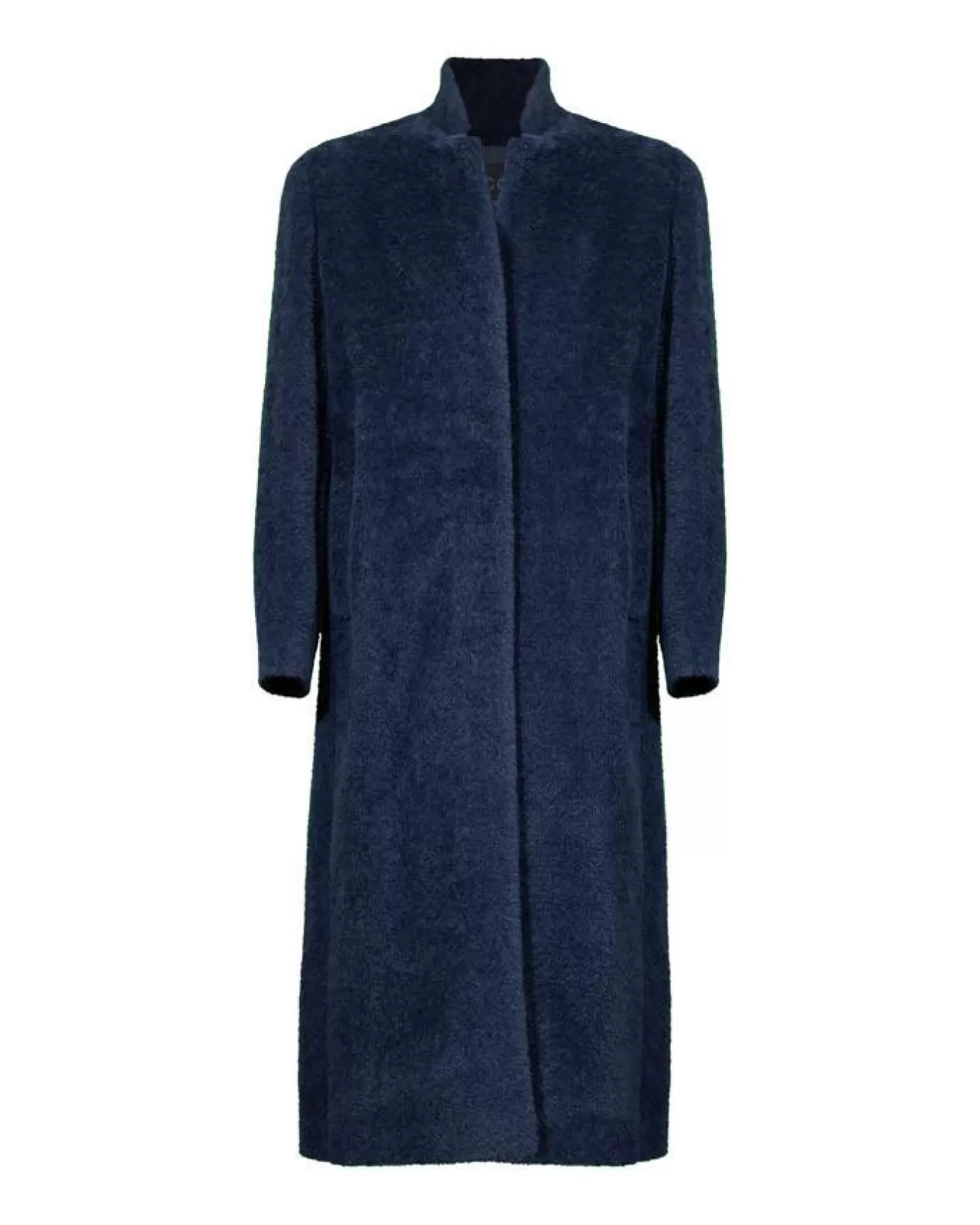 Notch Collar Wool Alpaca Maxi Coat<Cinzia Rocca Online