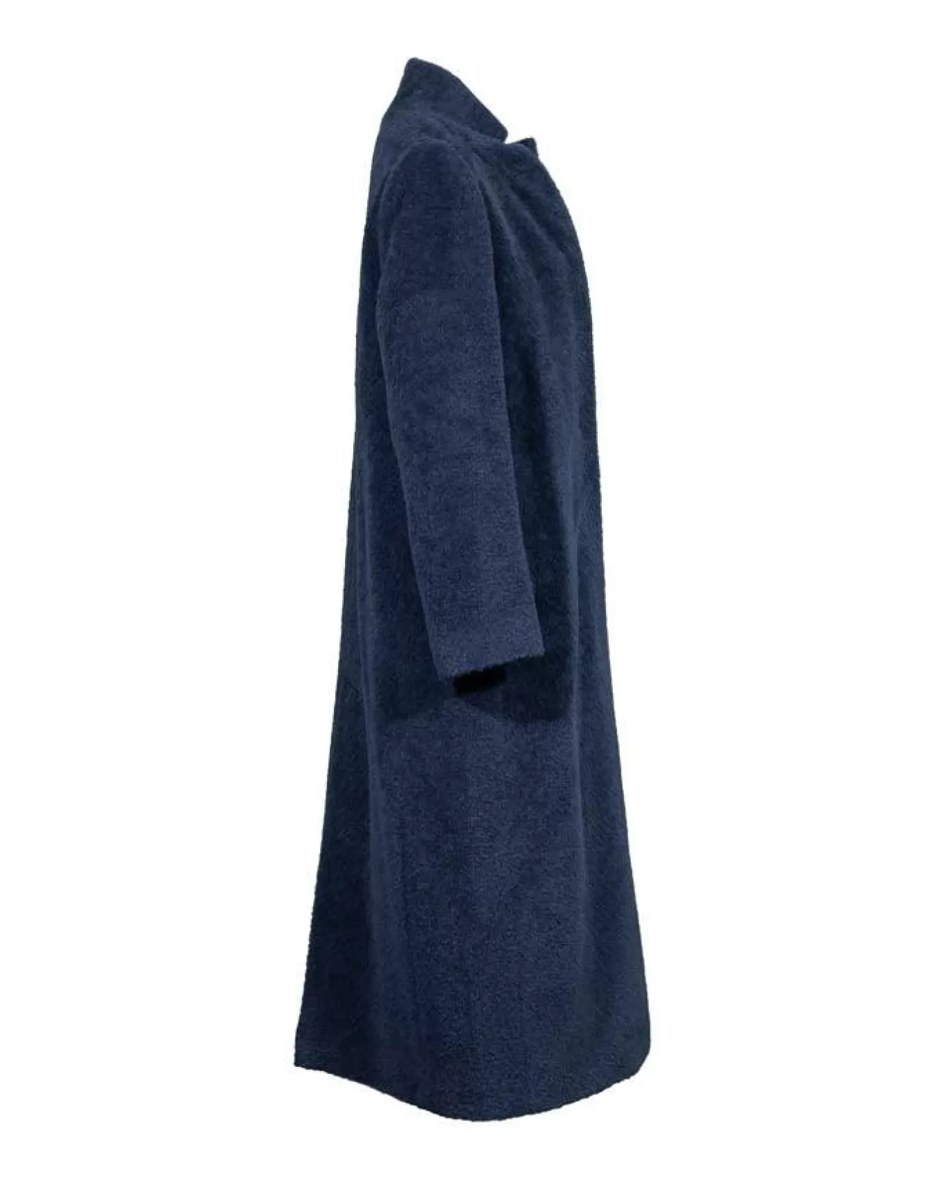 Notch Collar Wool Alpaca Maxi Coat<Cinzia Rocca Online