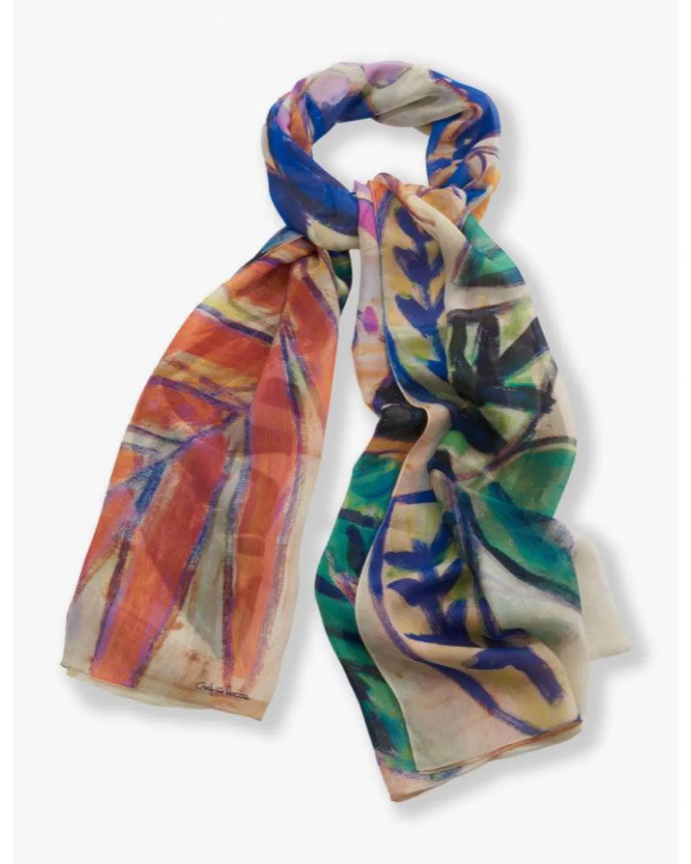 Silk Floral Maxi Scarf<Cinzia Rocca Store