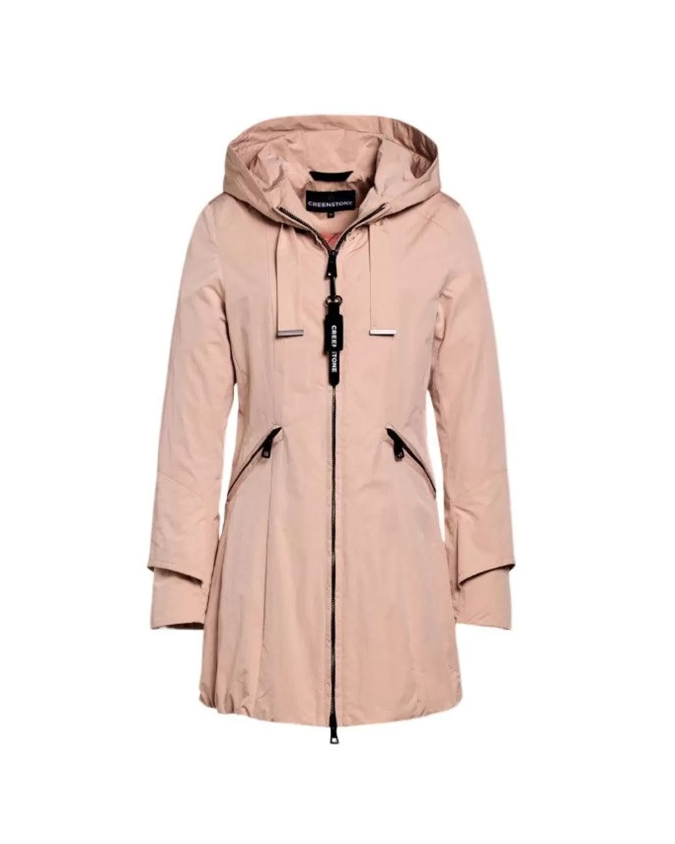 Halina Hooded Panel Coat<Creenstone Cheap