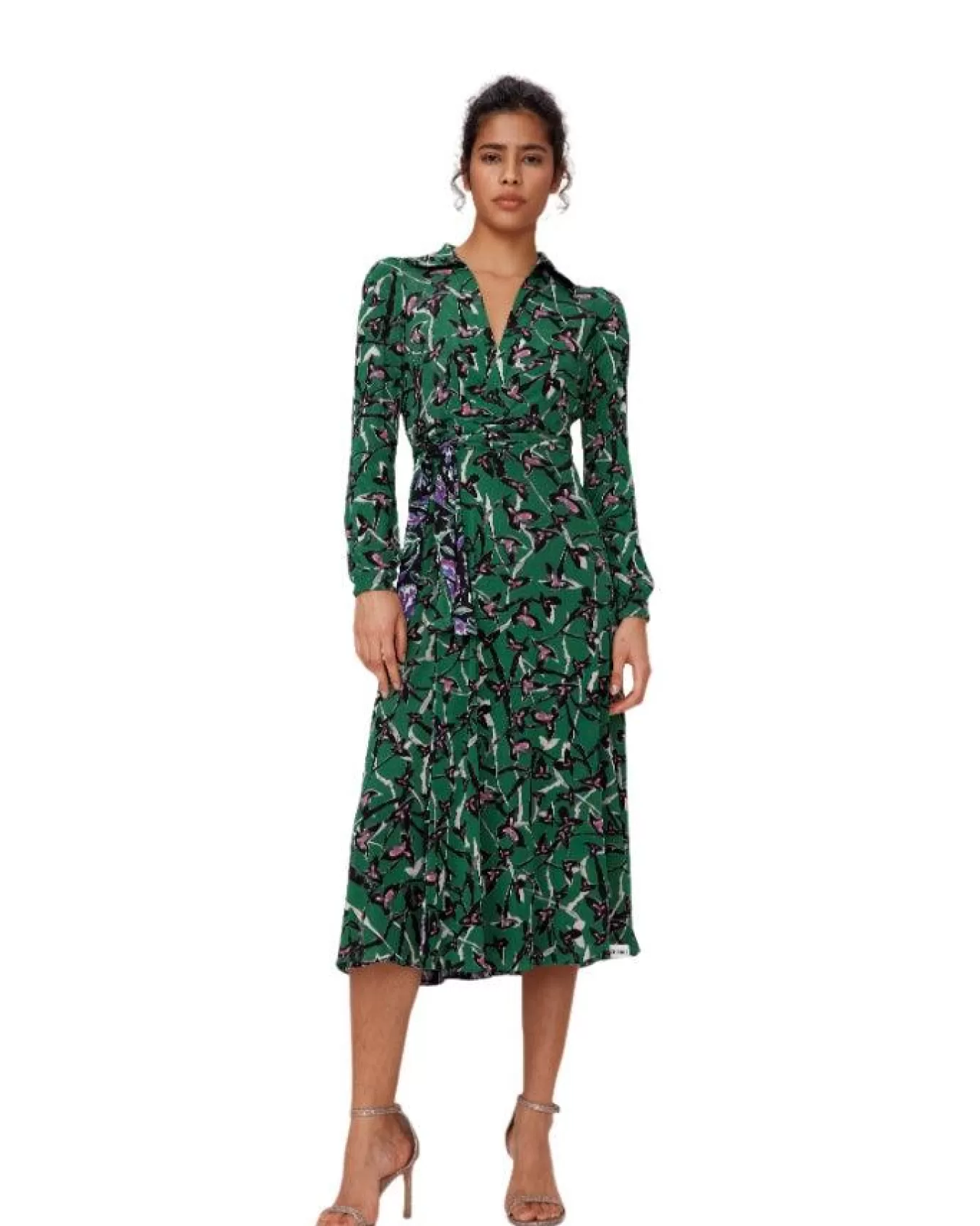 Phoenix Reversible Mesh Wrap Dress<Diane Von Furstenberg Best