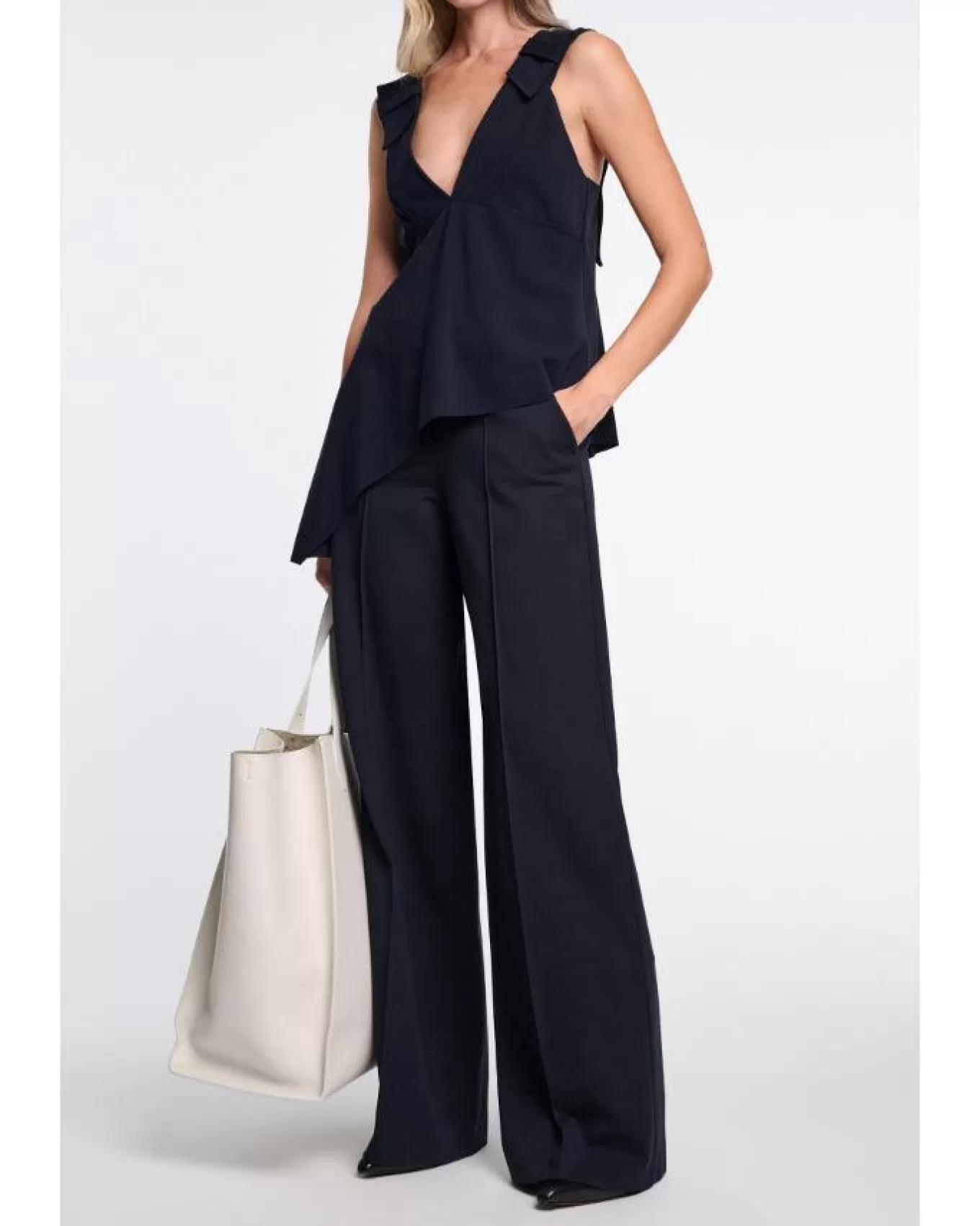 Emotional Essence Wid Leg Pants Dark Navy<Dorothee Schumacher New
