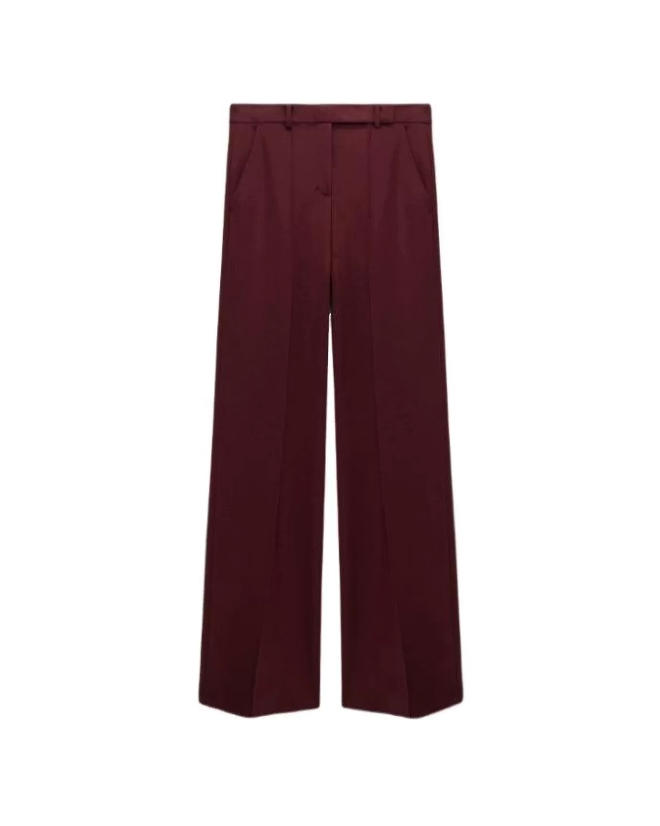 Emotional Essence Wide Leg Pants Dark Burgundy<Dorothee Schumacher Best Sale