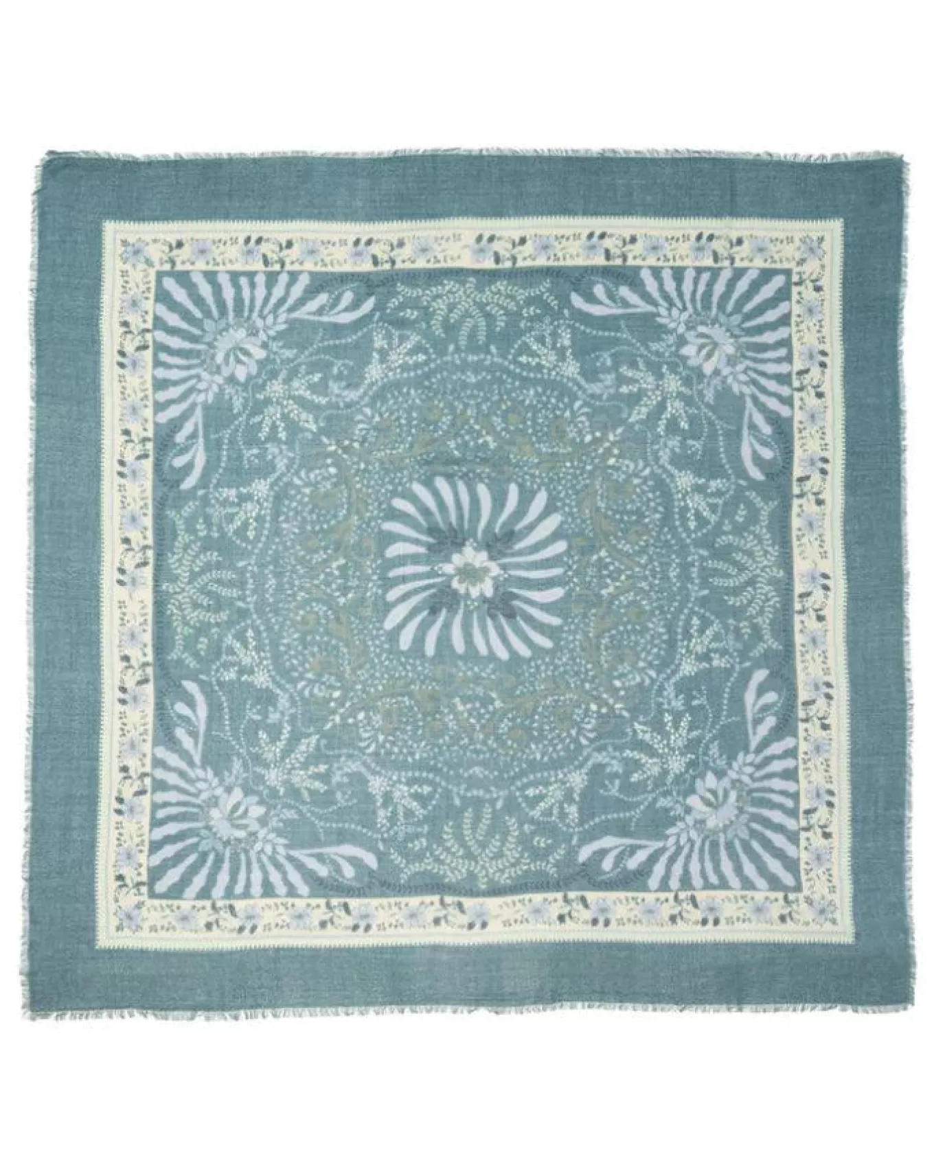 Vintage Floral Charm Square Scarf<Echo Best Sale