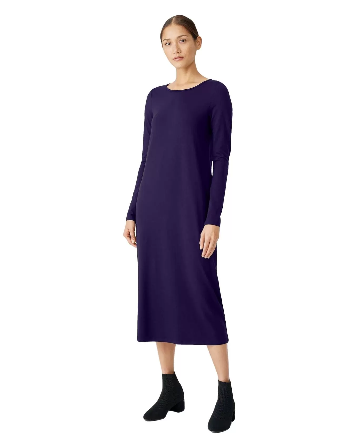 Jewel Neck Long Dress<Eileen Fisher Discount