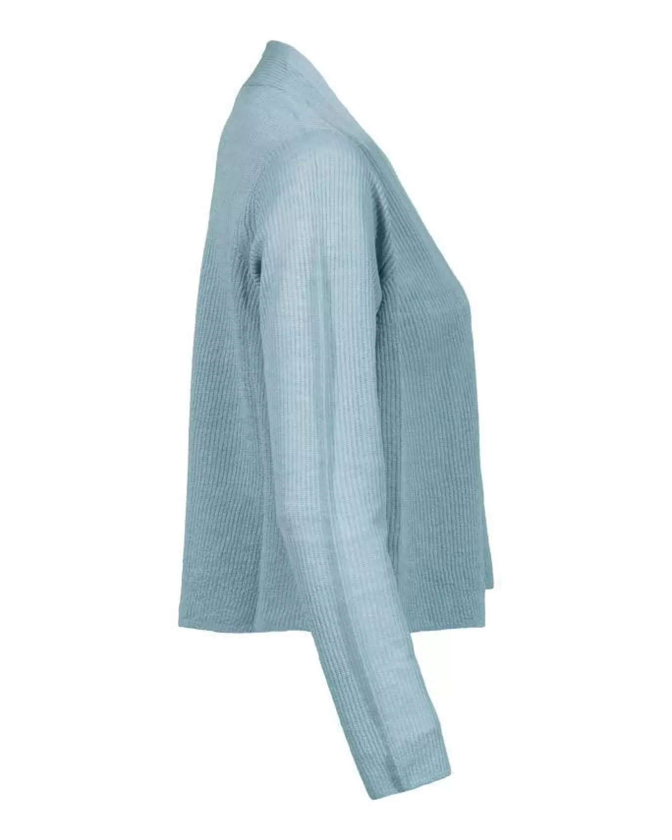 Organic Linen Cotton Airy Tuck Cropped Cardigan<Eileen Fisher Best Sale