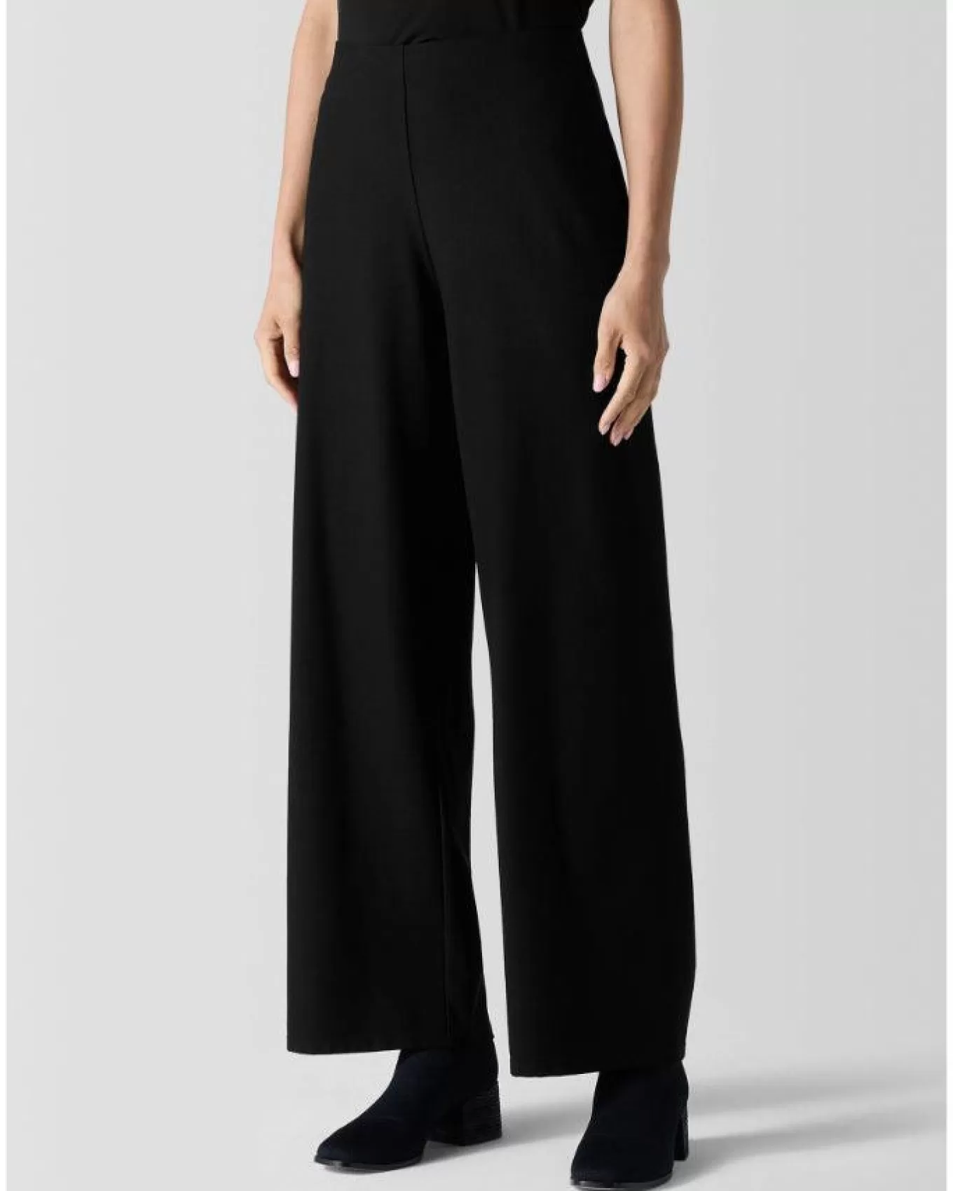 Stretch Crepe Wide Leg Pant<Eileen Fisher Best