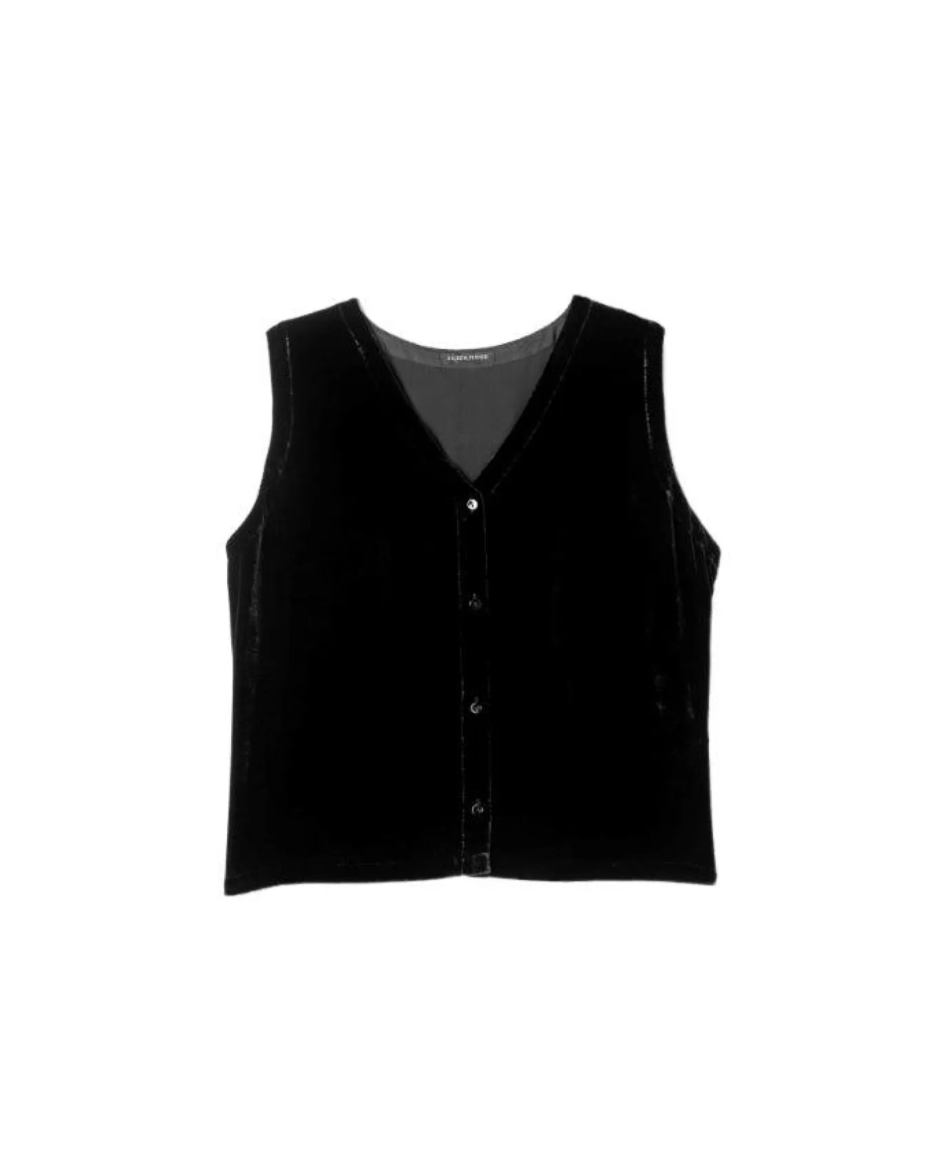 Velvet V-Neck Vest<Eileen Fisher Fashion