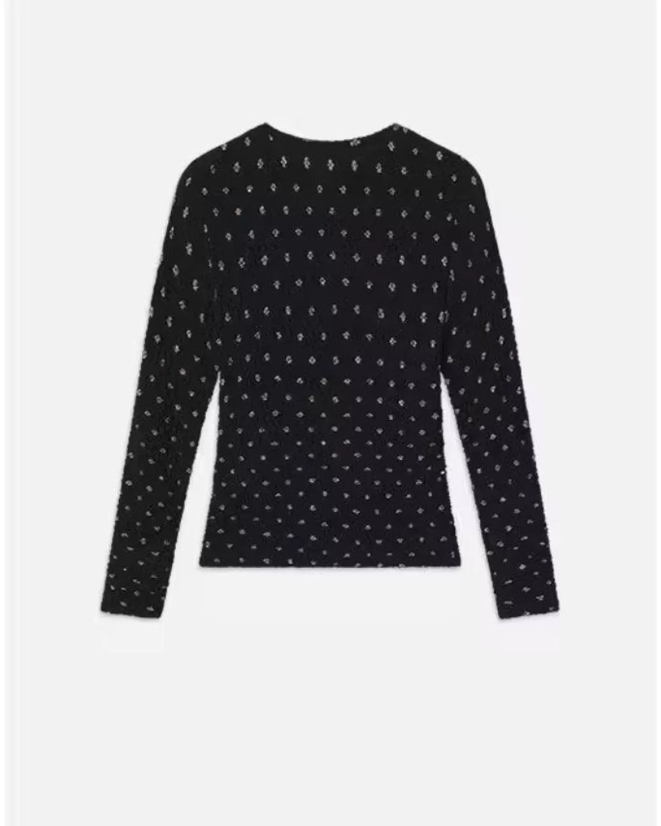 Dotted Stretch Mesh Top<Frame Online