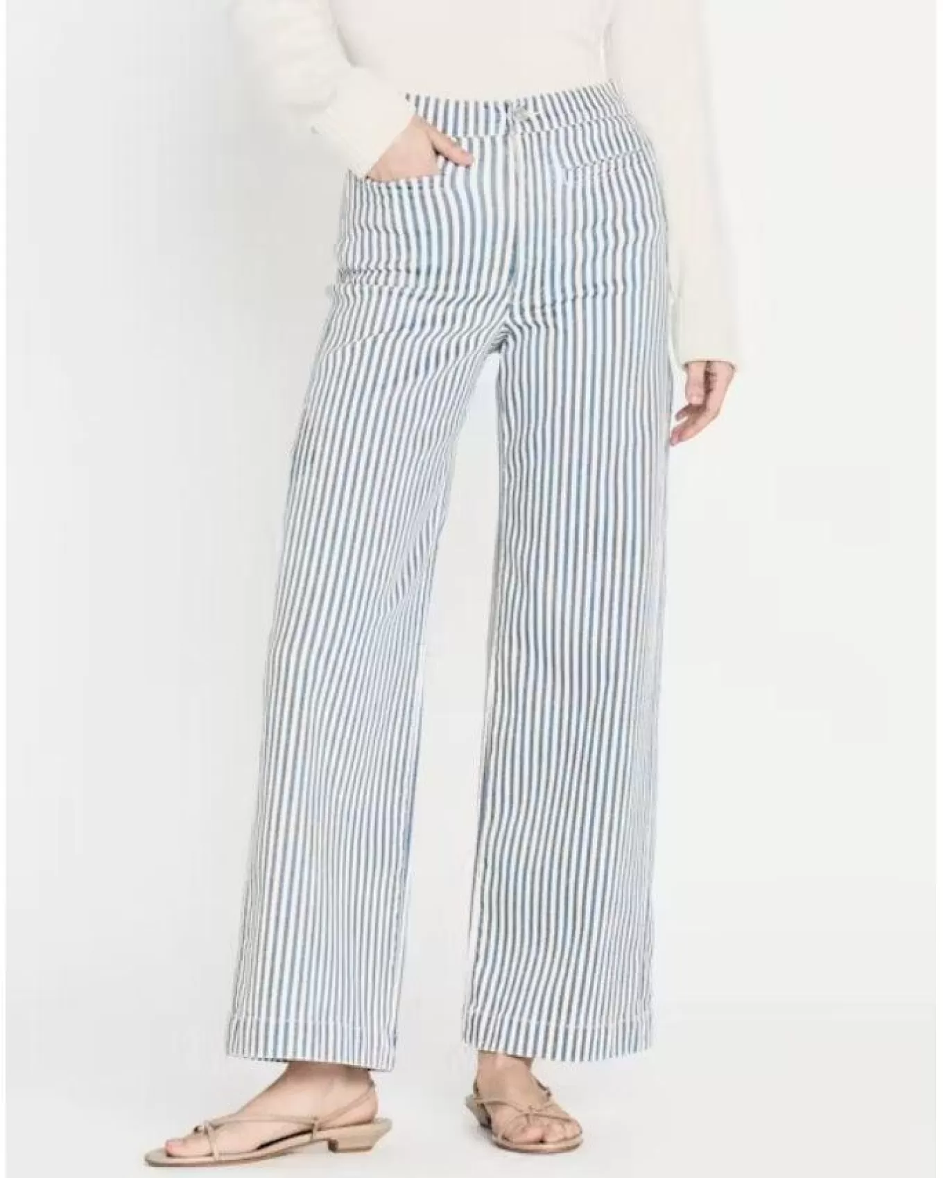 Tailored Nautical Striped Trouser<Frame Discount