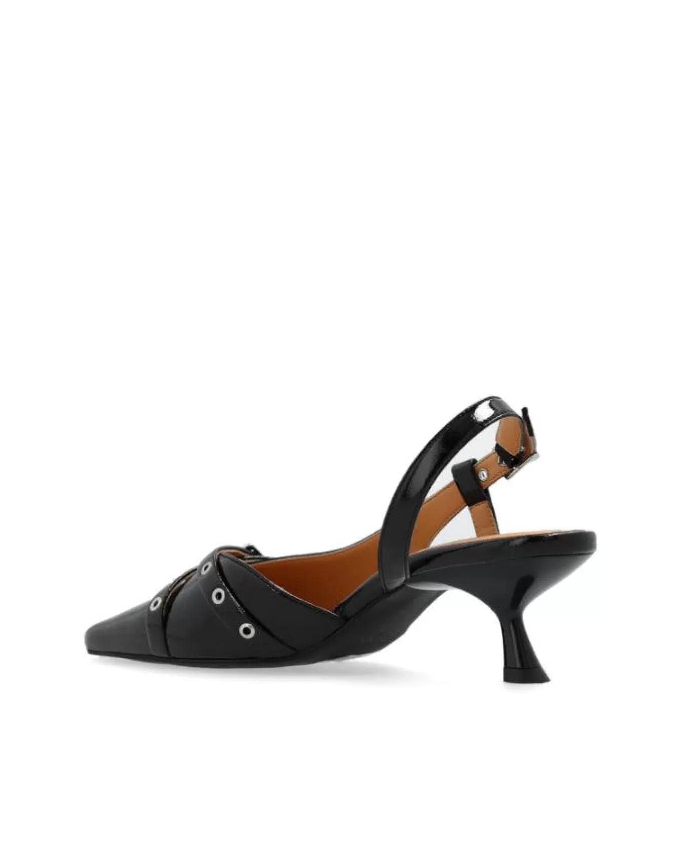 Eyelets Kitten Heel Pump<Ganni Flash Sale