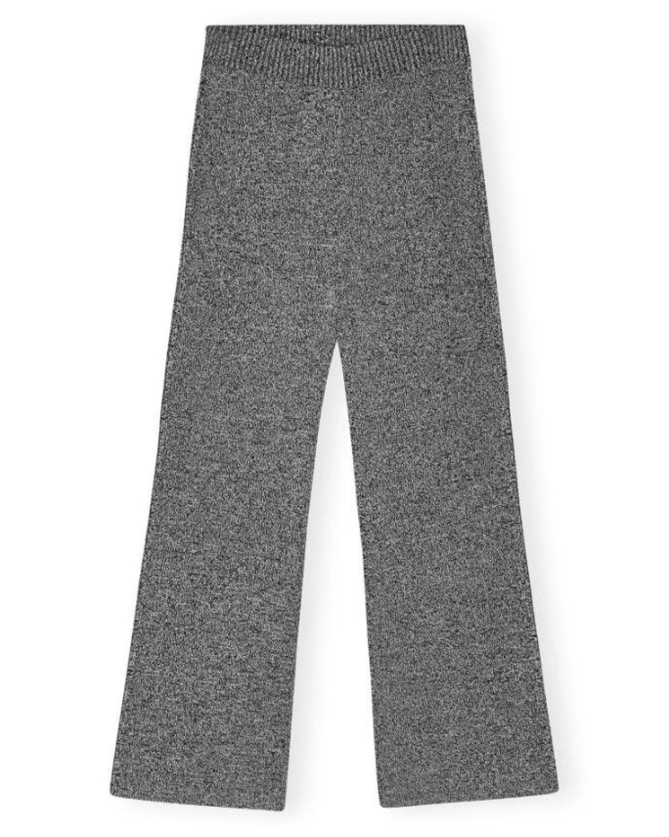 Melange Rib Knit Cropped Pants<Ganni Best Sale