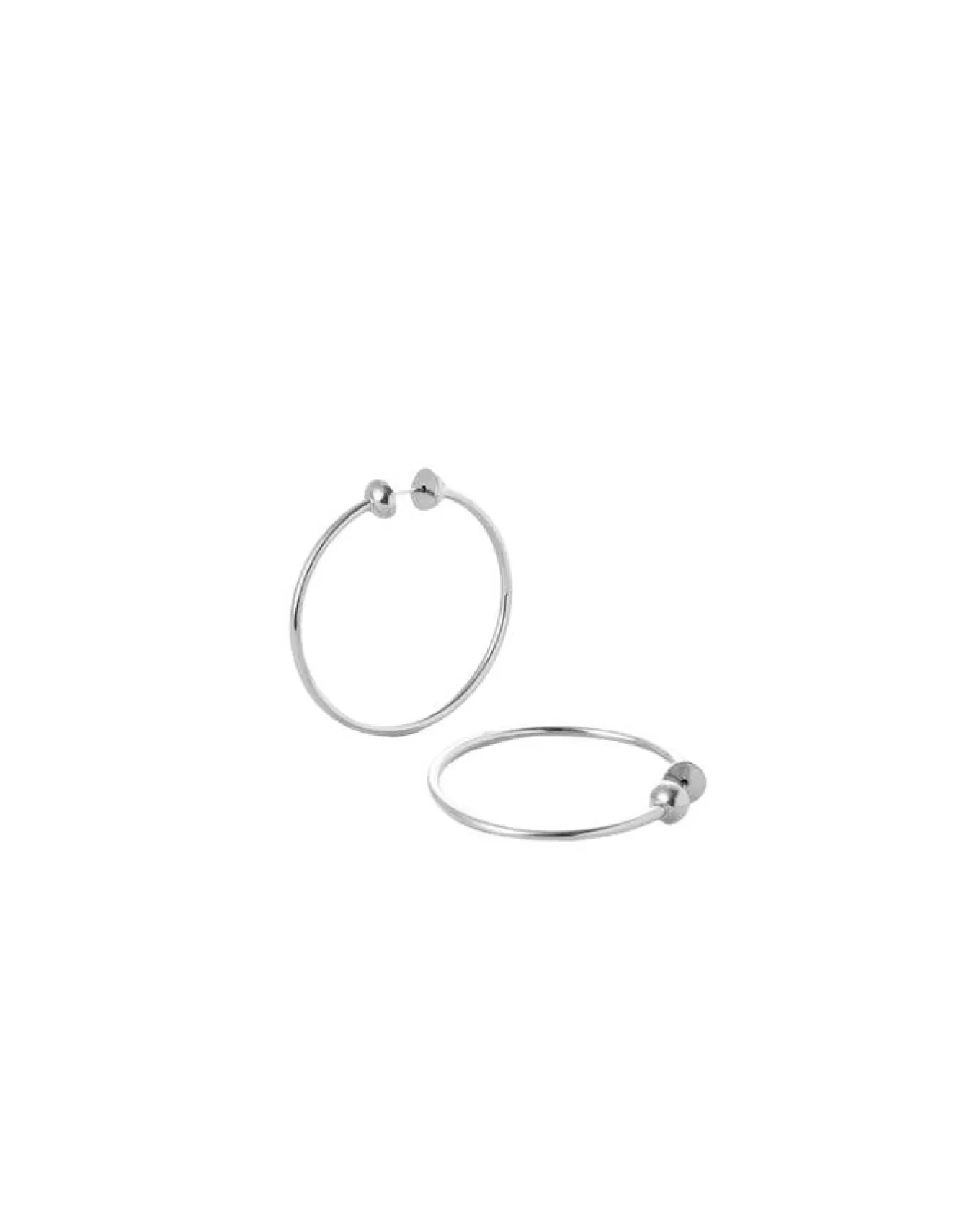 Icon Hoops Small Rhodium<JENNY BIRD Sale