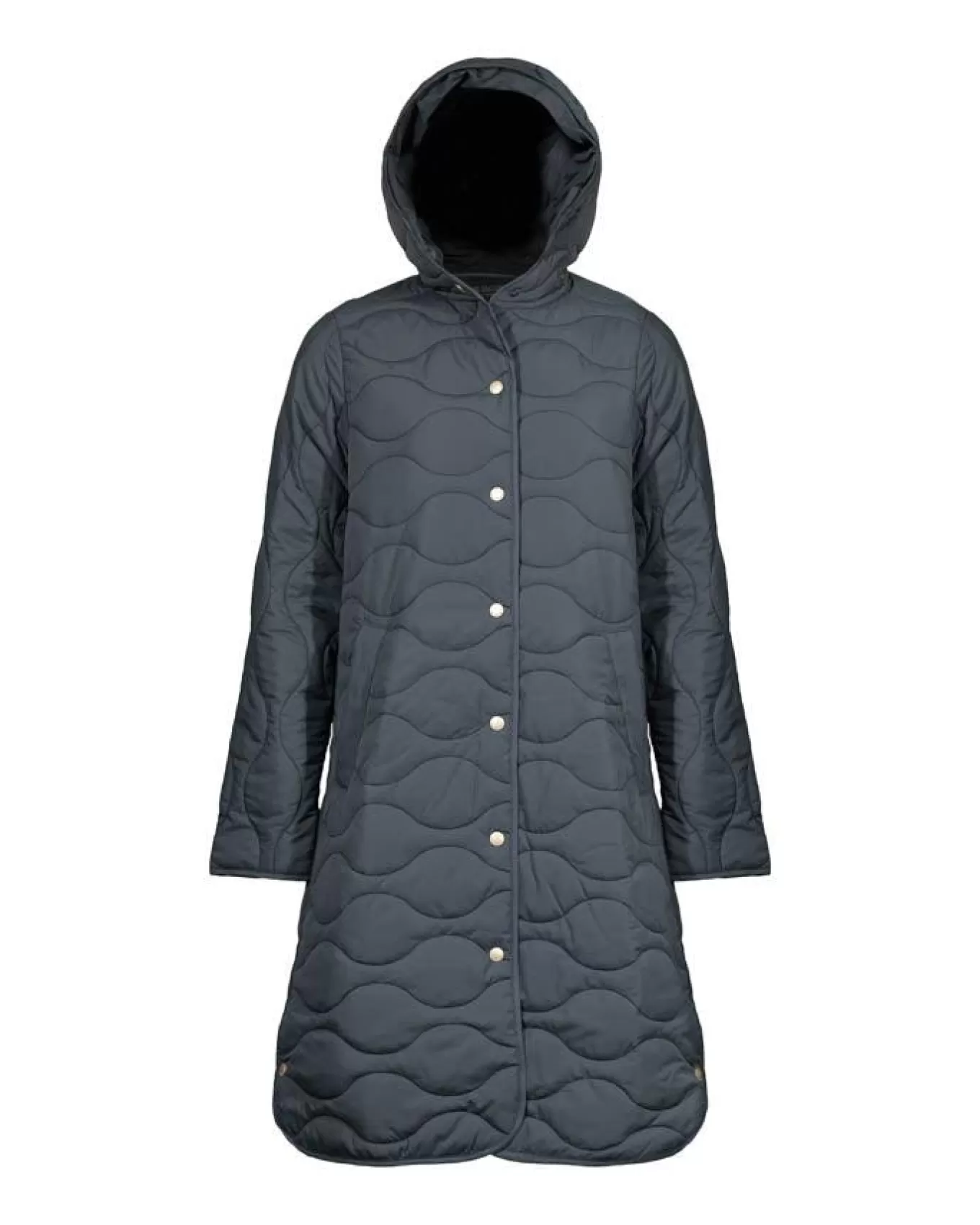 Long Quilted Hooded Coat<Ilse Jacobsen Discount