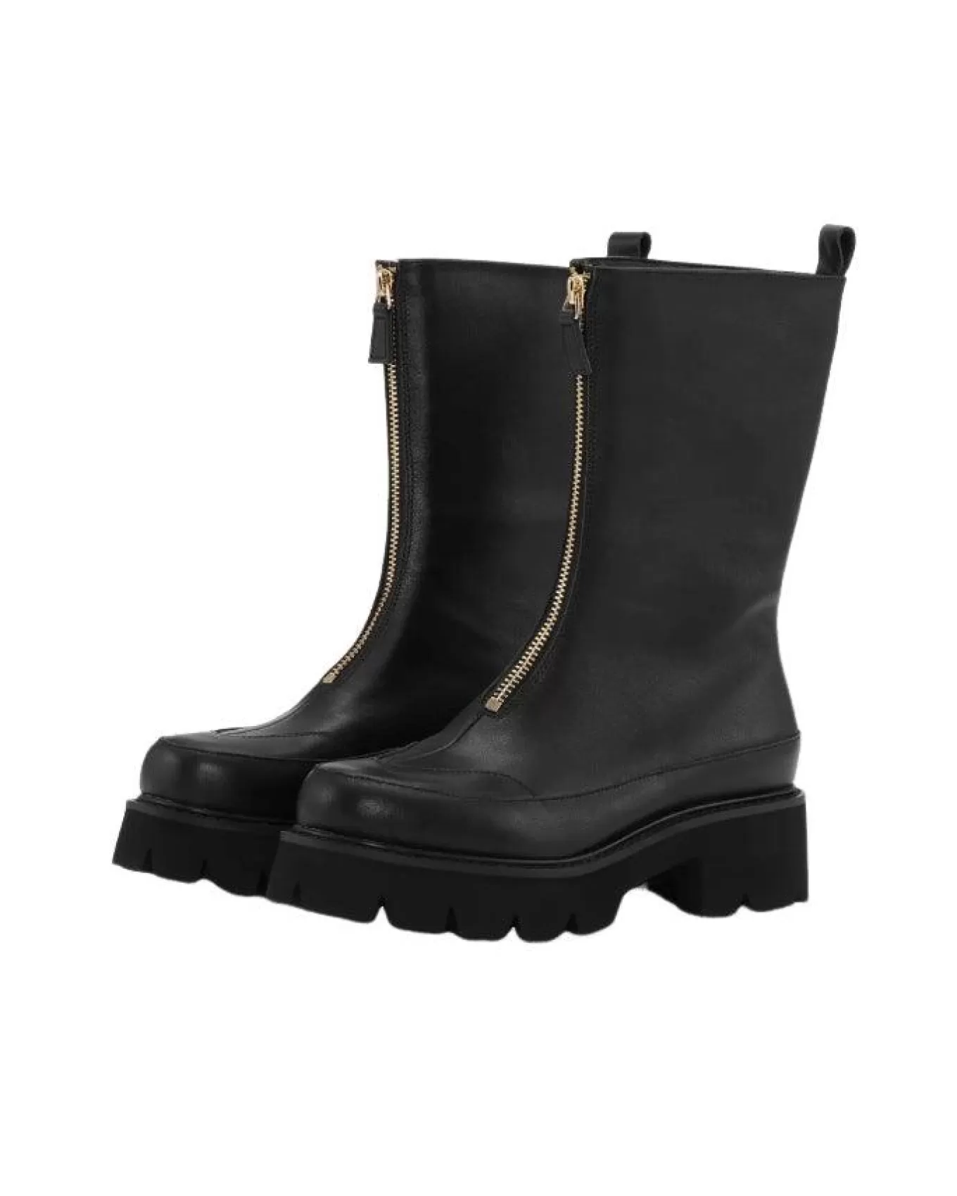 Miley Leather Front Zip Calf Boot<Ilse Jacobsen Online