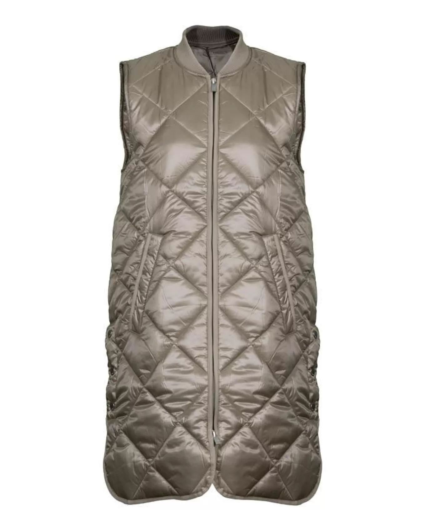 Pearl01 Qulted Long Vest<Ilse Jacobsen Outlet