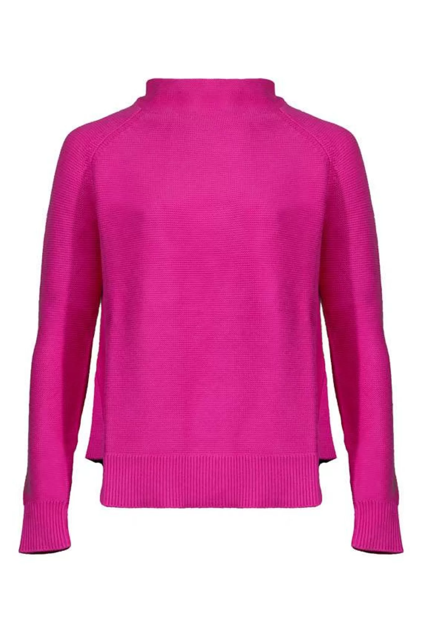 Garter Funnel Neck Pullover<Kinross Cashmere Shop