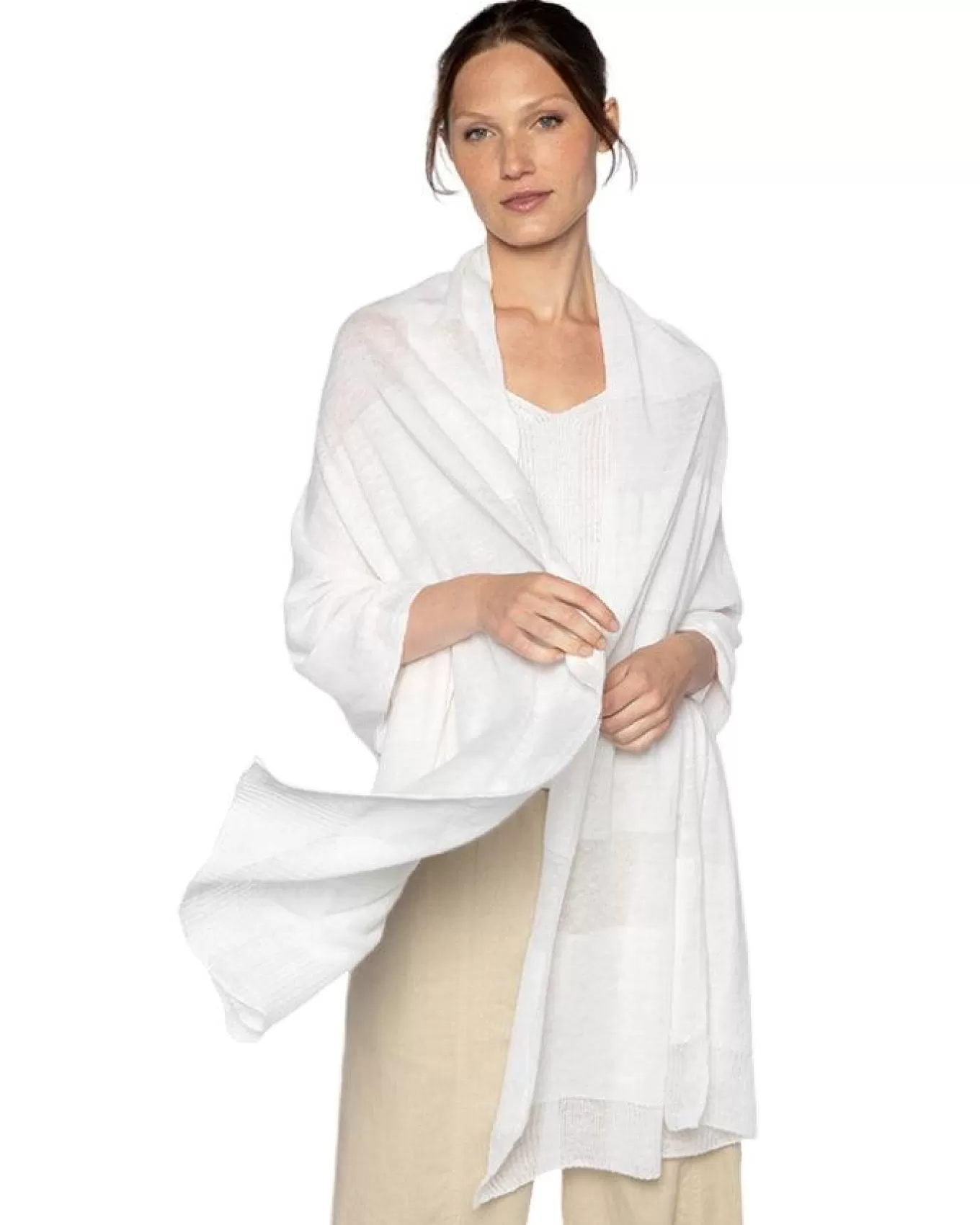 Shadow Stripe Wrap<Kinross Cashmere Sale