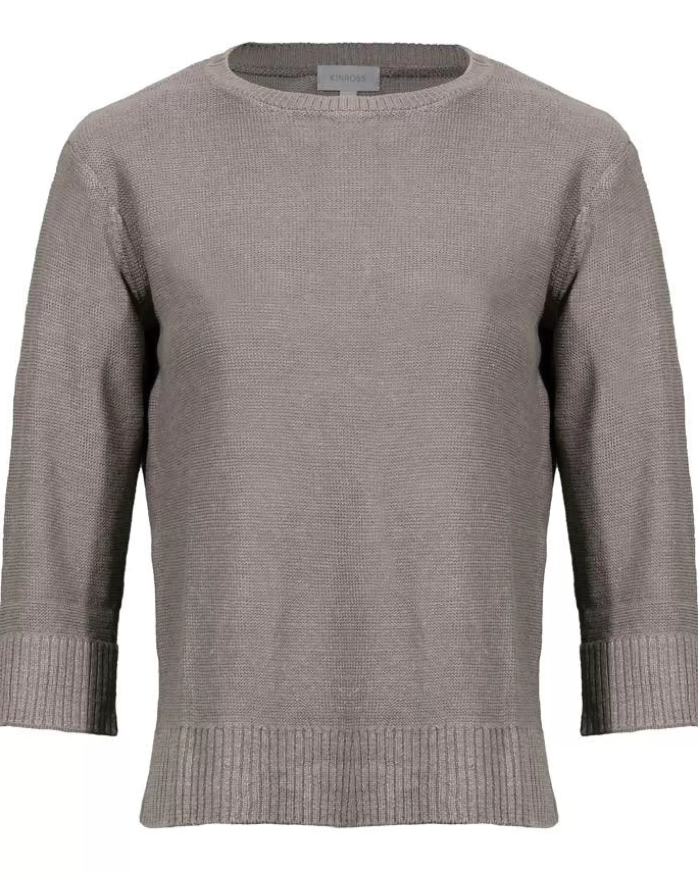 Textured Easy Linen Pullover<Kinross Cashmere Cheap