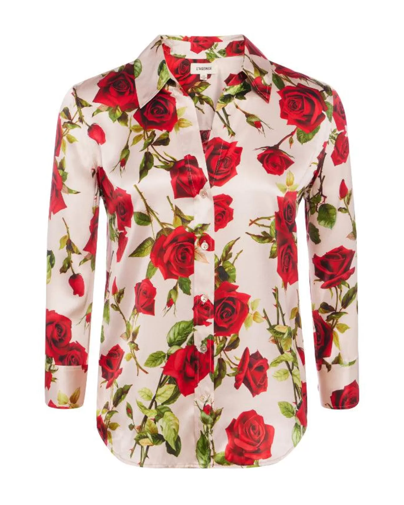 Dani 3/4 Sleeve Romantic Rose Blouse<L'Agence Online