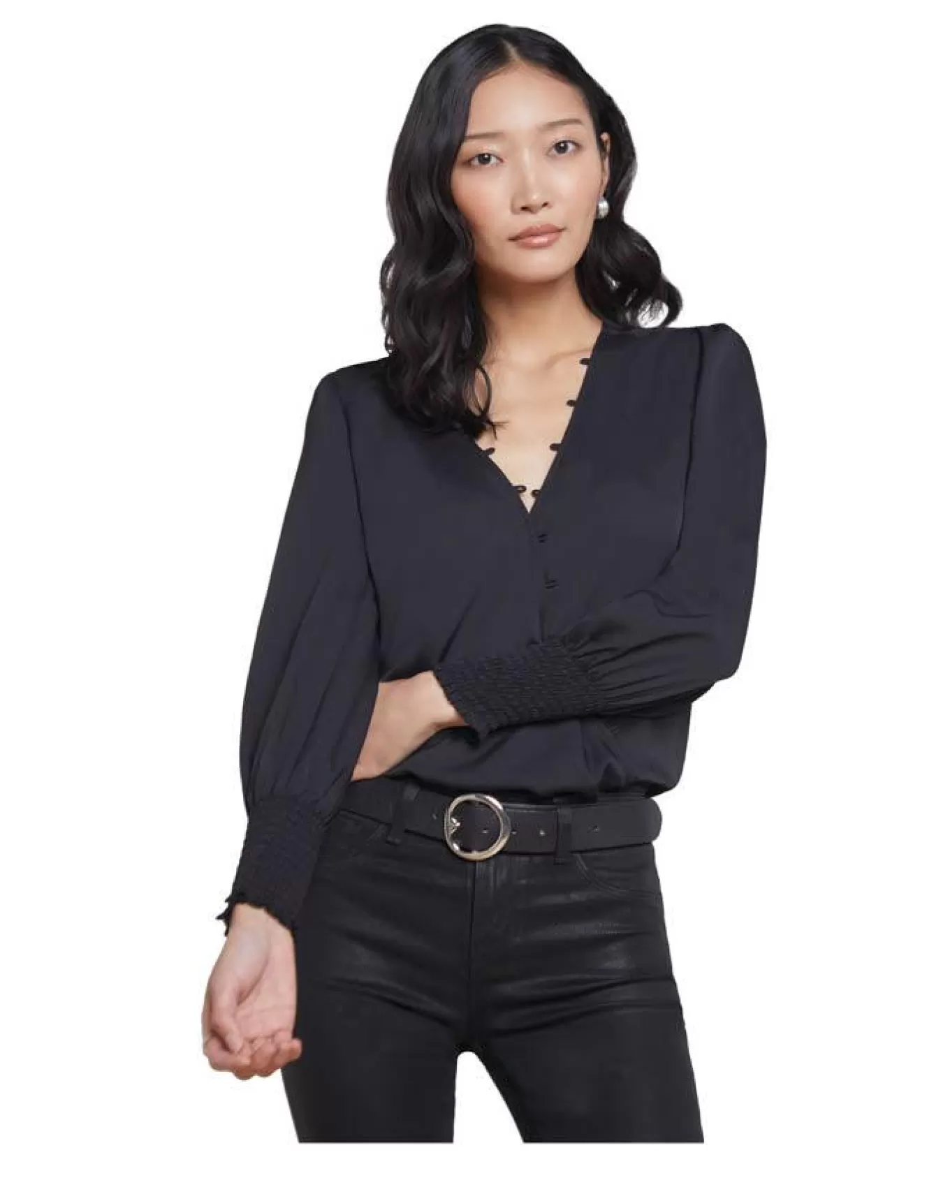 Enzo Crossfront Blouse<L'Agence Flash Sale