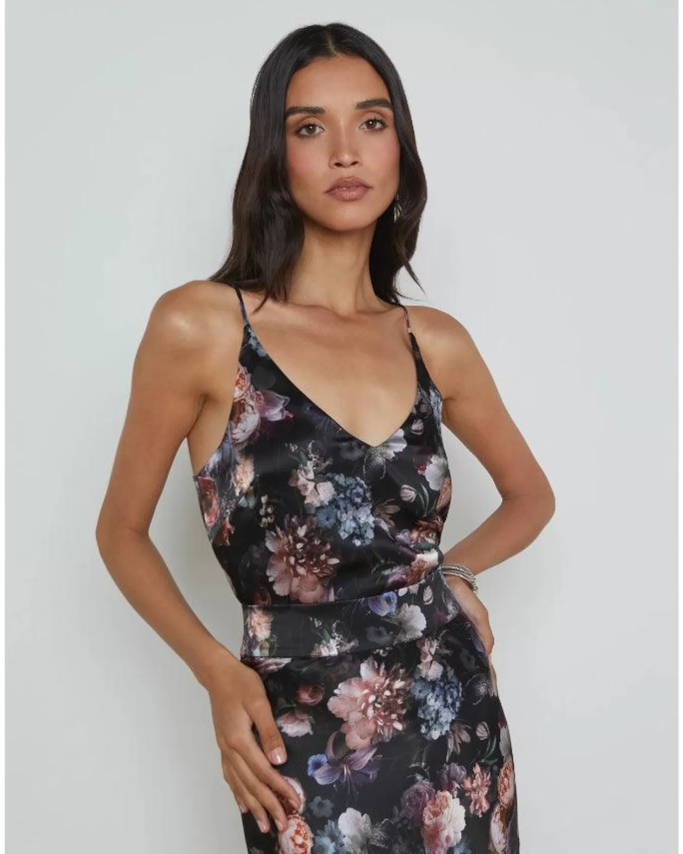 Gabriella Floral Silk Camisole<L'Agence Outlet