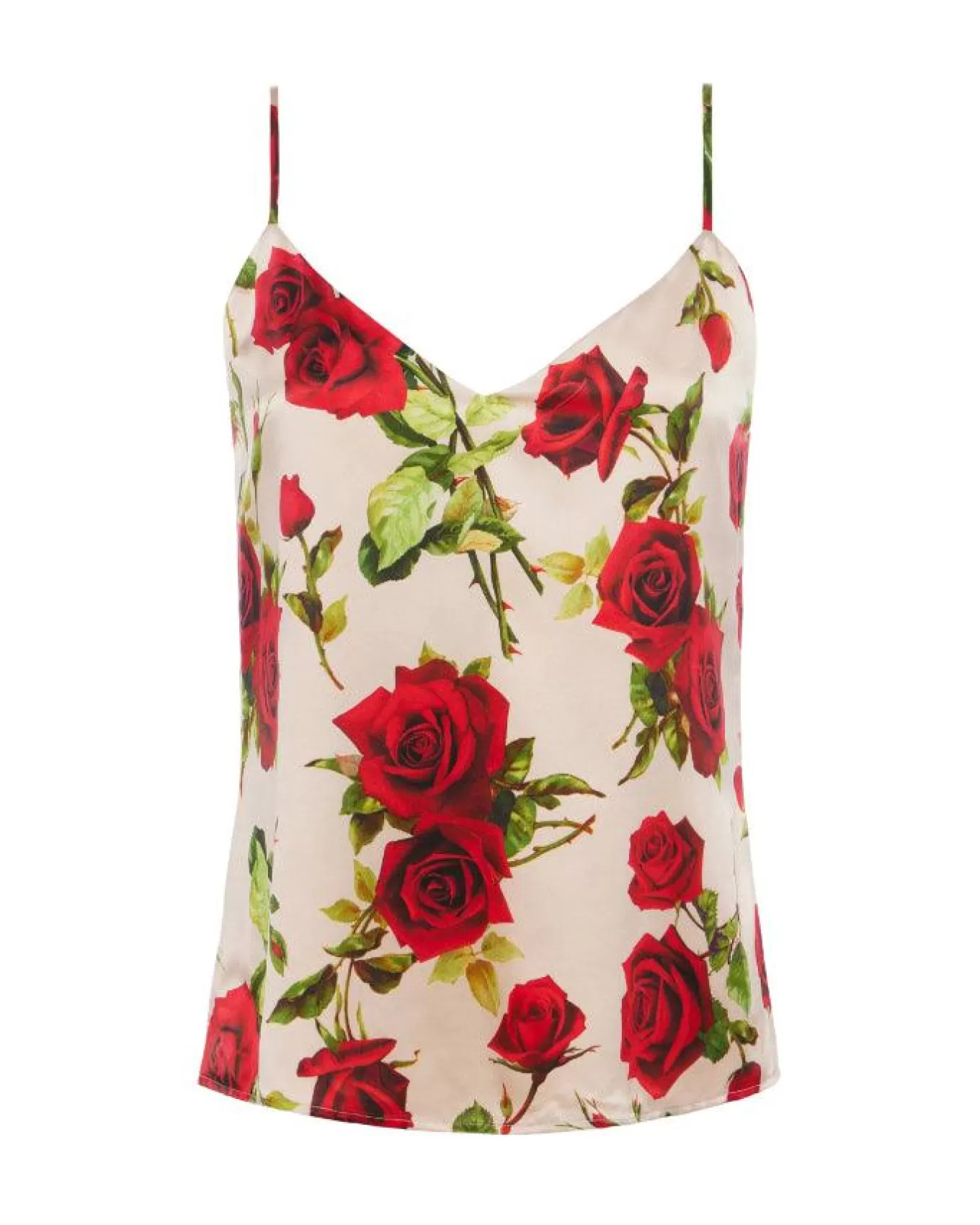 Jane Silk Romantic Rose Camisole<L'Agence Shop