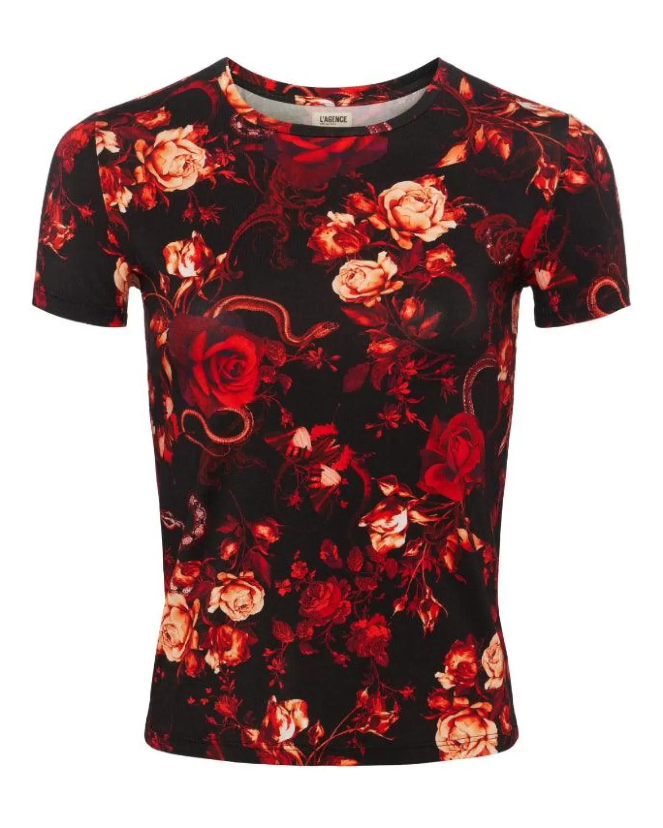 Ressi Baroque Floral Tee<L'Agence Sale