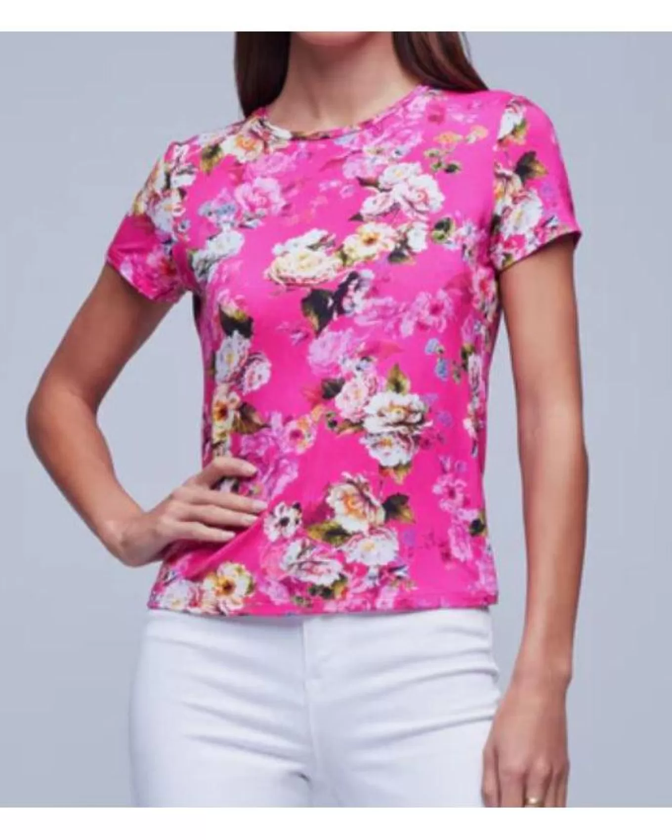 Ressi Cabaret Pink Multi Tee<L'Agence Flash Sale