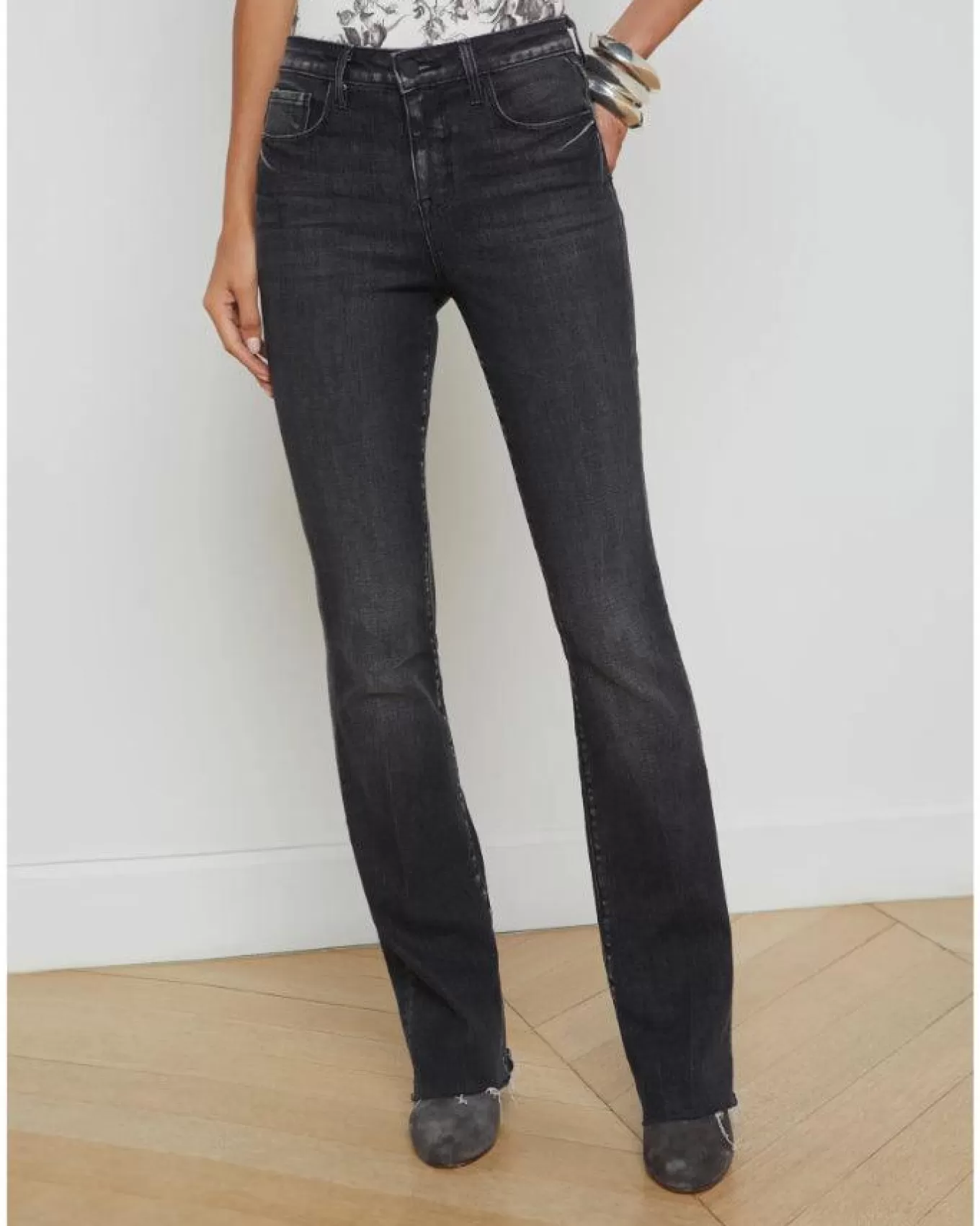 Ruth Straight Leg Jeans<L'Agence Sale