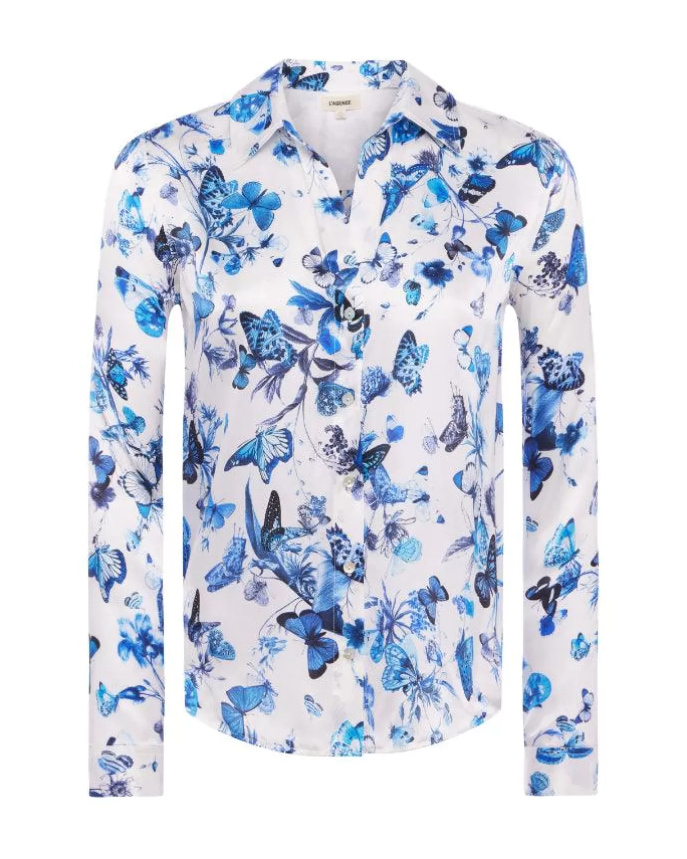 Tyler Silk Butterflies Blouse<L'Agence Store