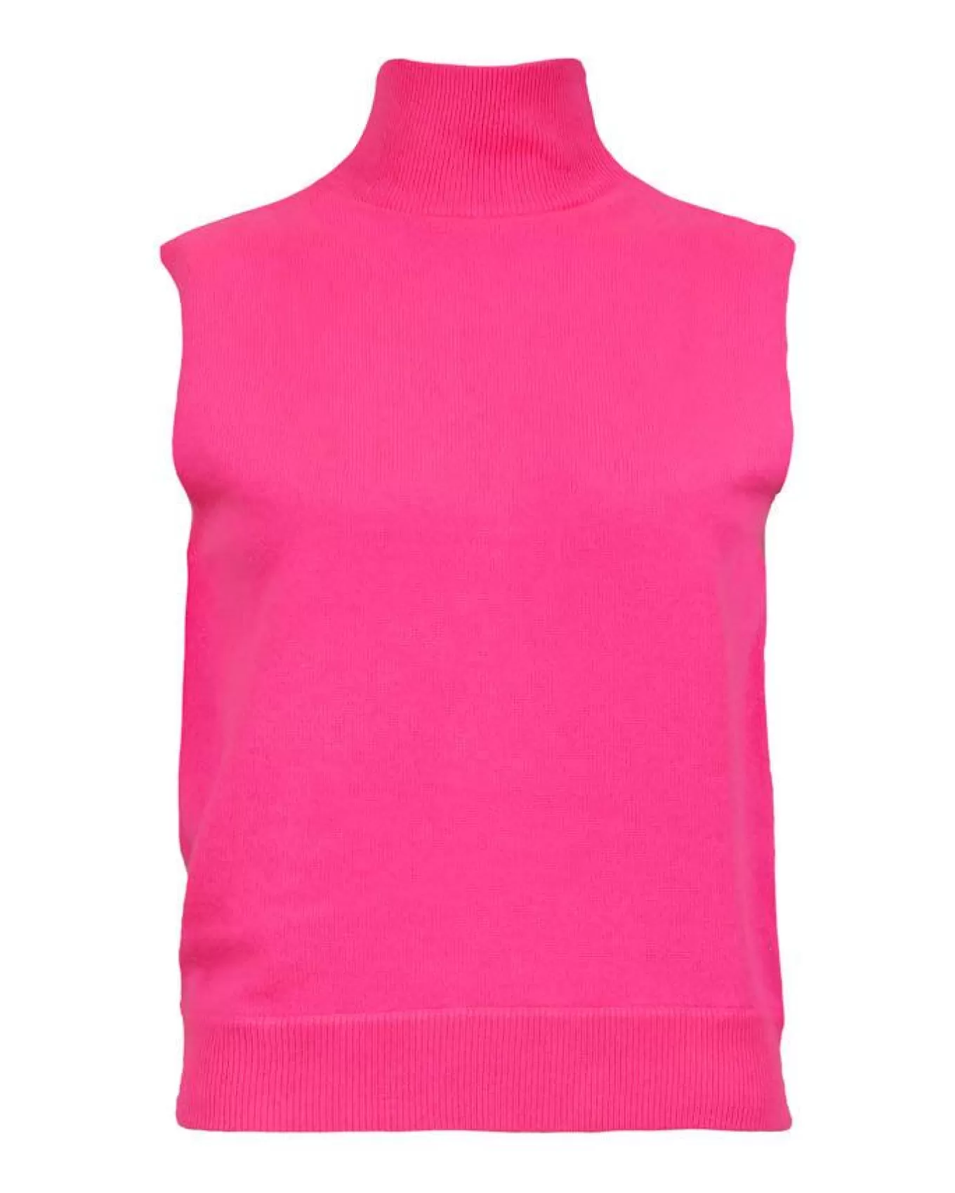 Lawrence Cashmere Turtleneck Tank Top<360 Cashmere Outlet