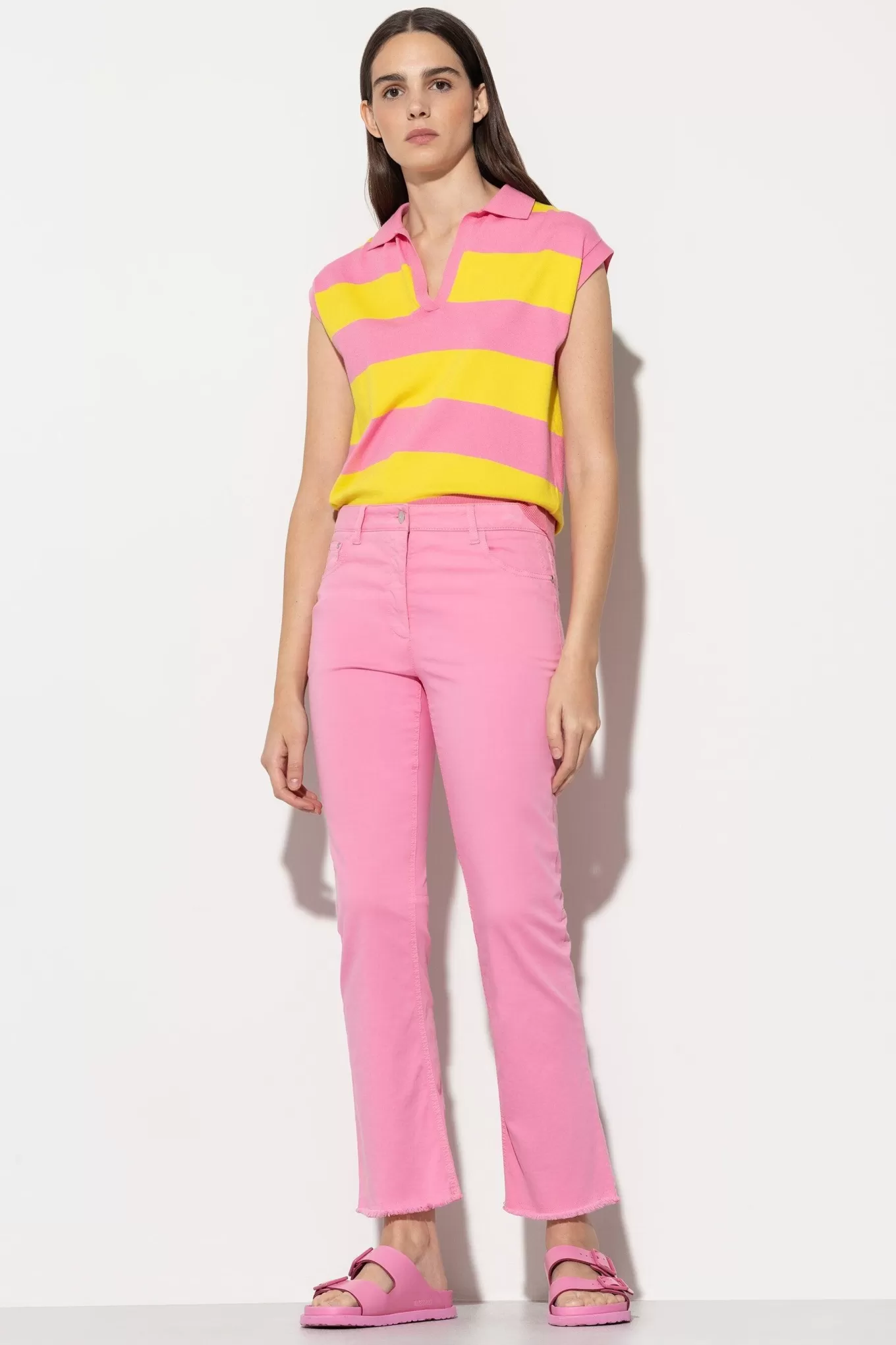 Baby Flare Color Denim<Luisa Cerano Clearance