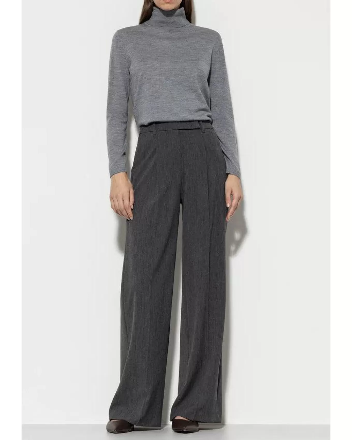 Cashmere Blend Wide Leg Pant<Luisa Cerano Cheap