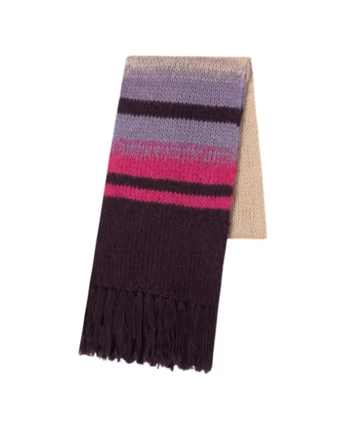 Fancy Stripe Alpaca Knit Scarf<Luisa Cerano New