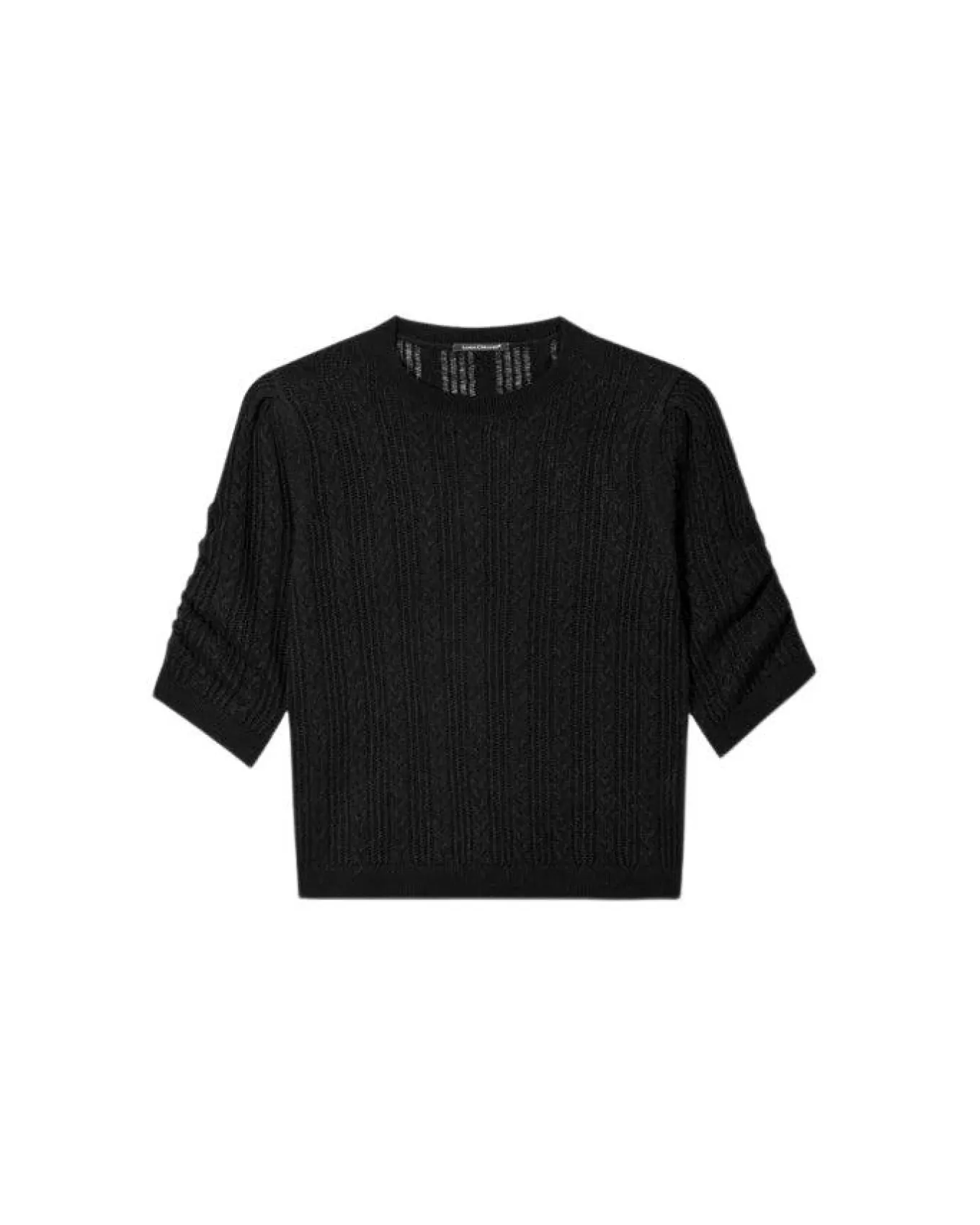 Fine Cable-Ajour Knit Sweater<Luisa Cerano Discount