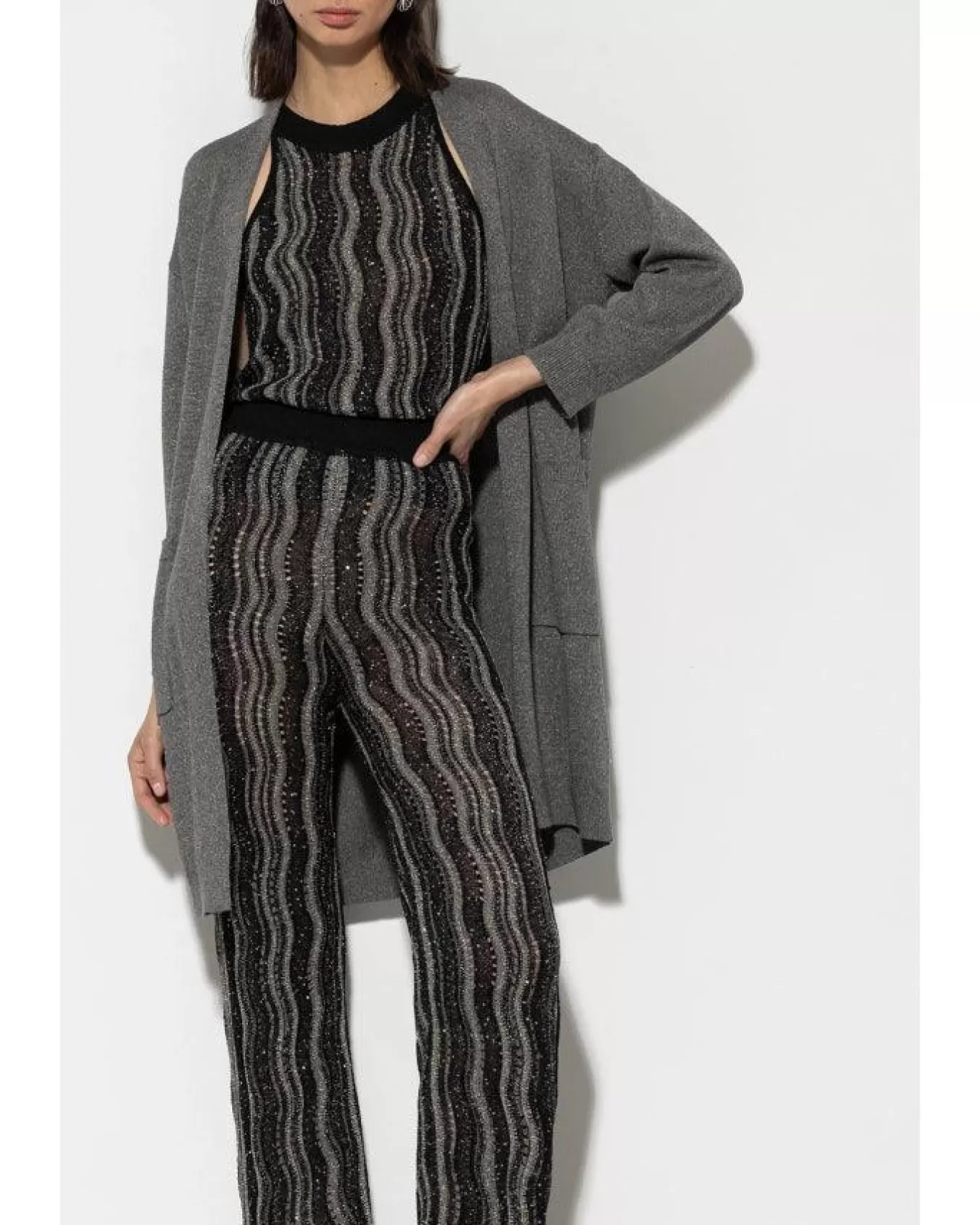 Fine Knit Non-Wool Cardigan<Luisa Cerano Cheap