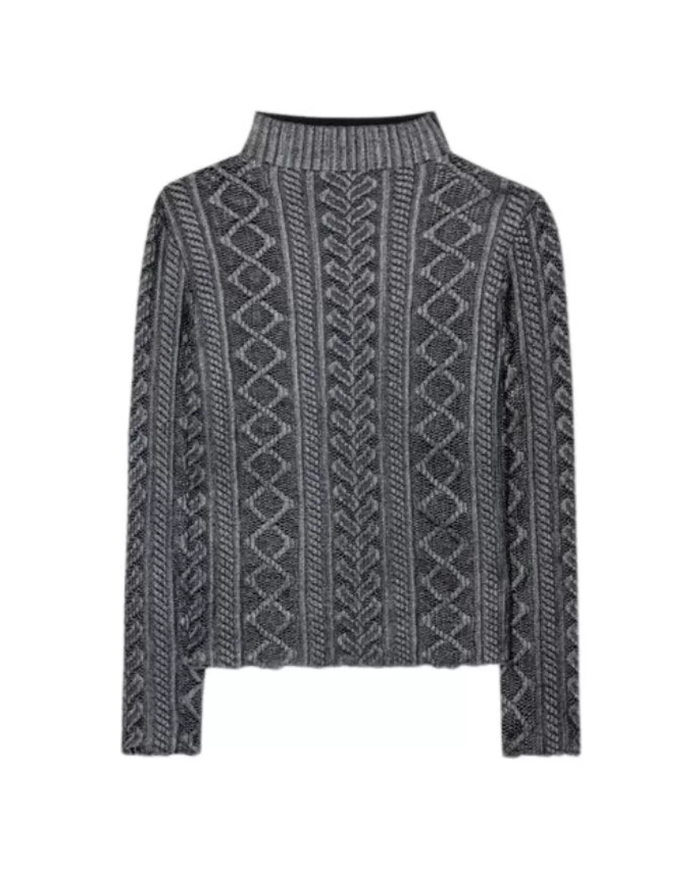 Glazed Lace Look Knit Pullover<Luisa Cerano Best