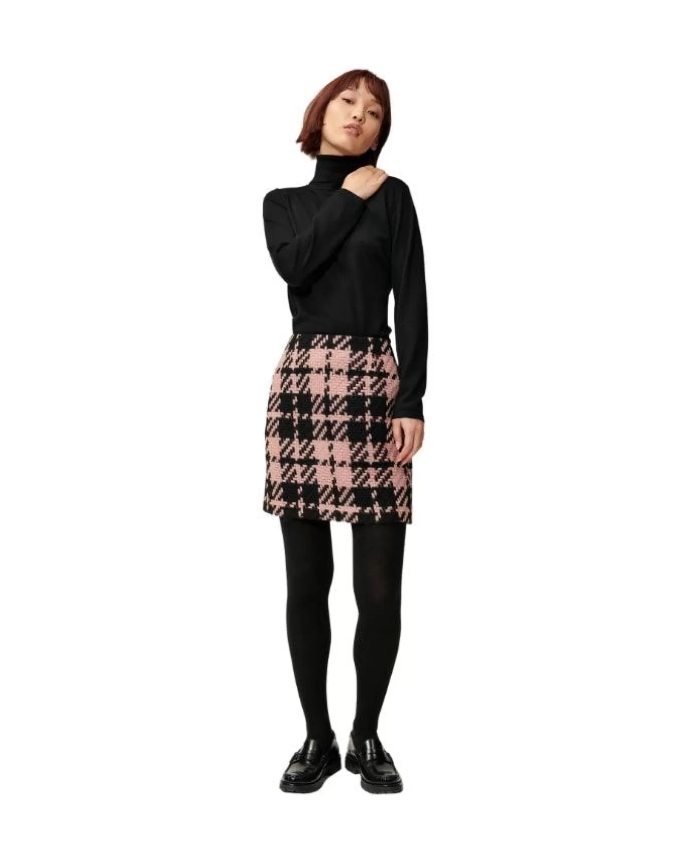 Glencheck Skirt<Luisa Cerano Best Sale