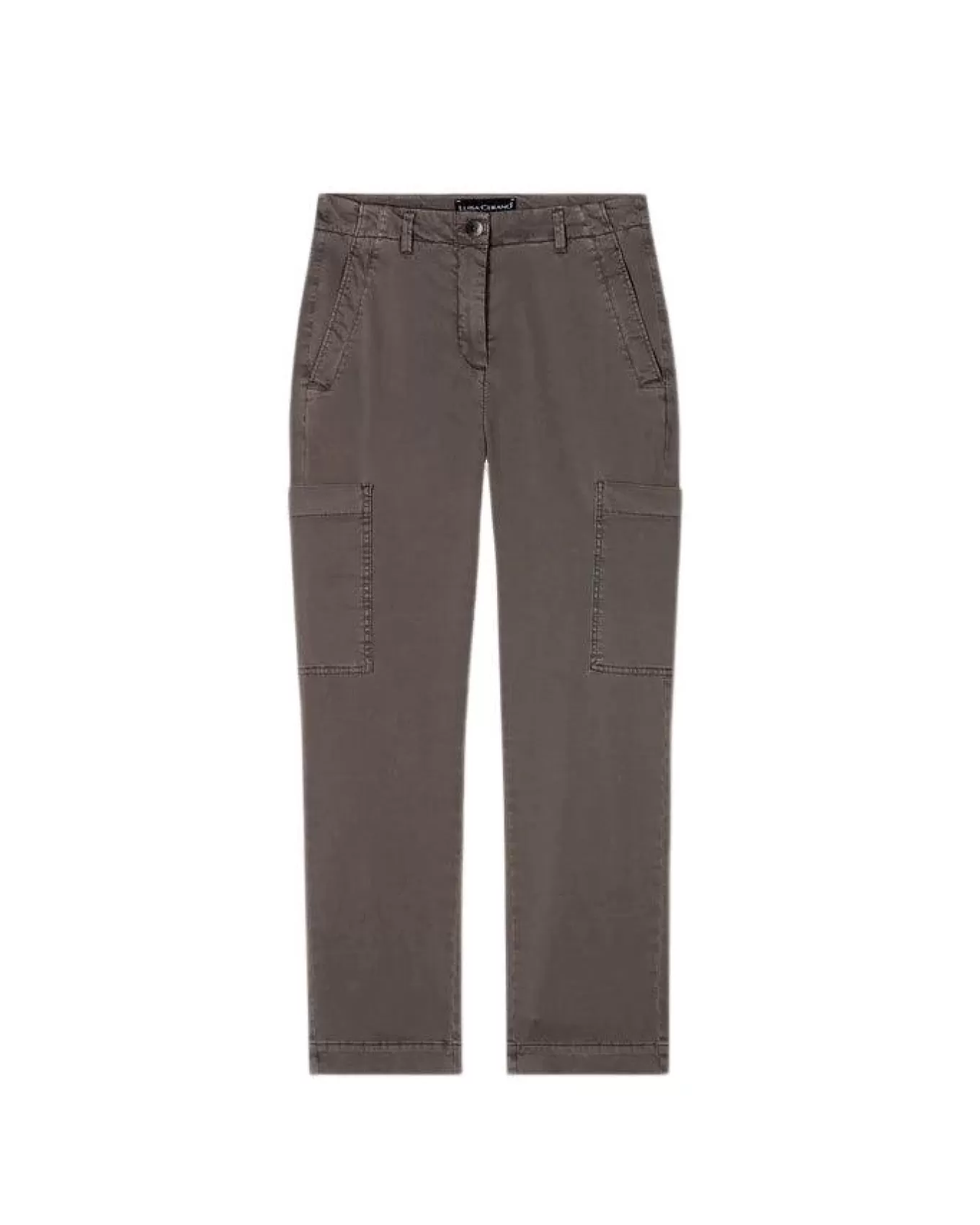 High Stretch Tappered Denim Cargo Pant<Luisa Cerano Fashion