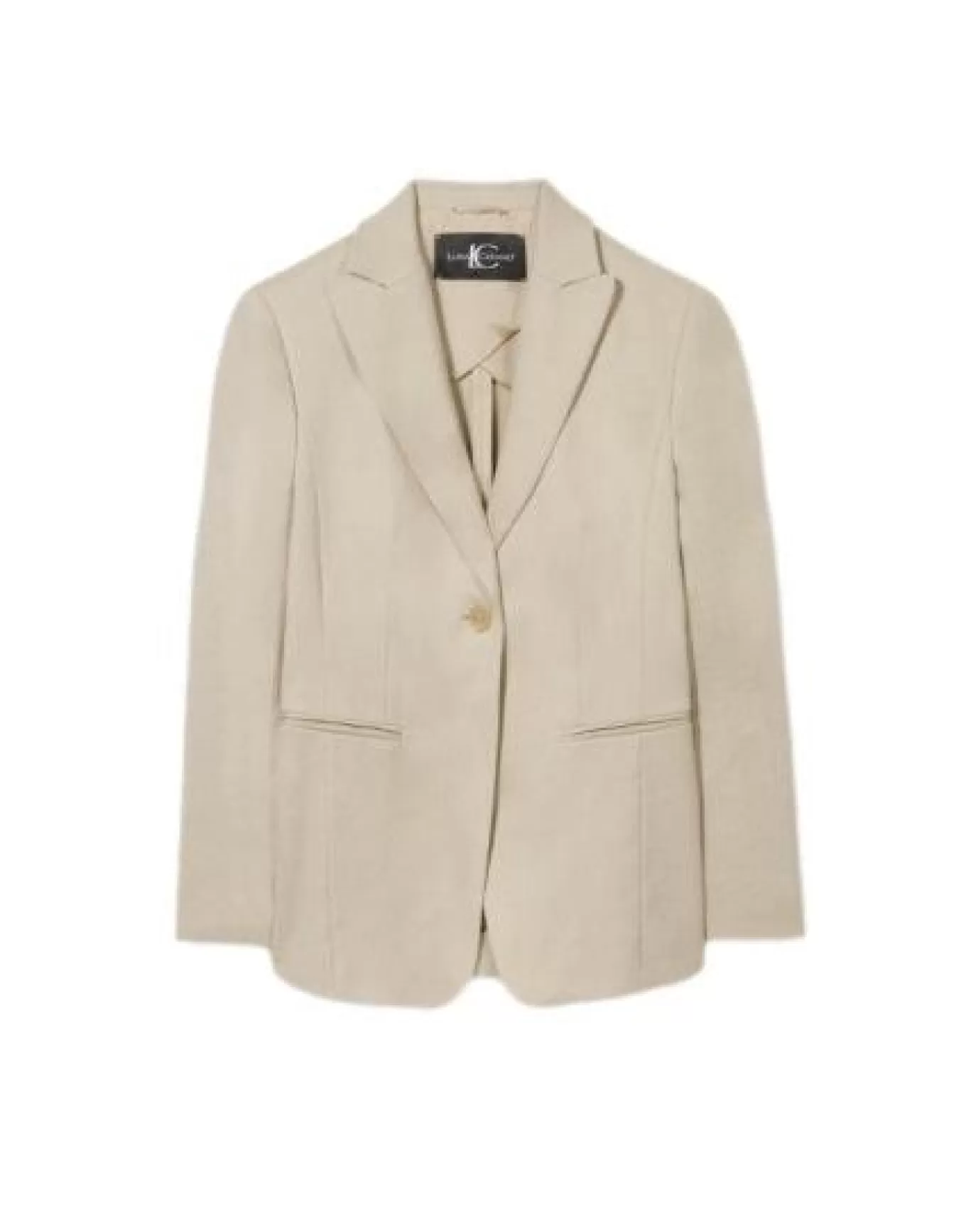 Linen Blend Blazer<Luisa Cerano Clearance