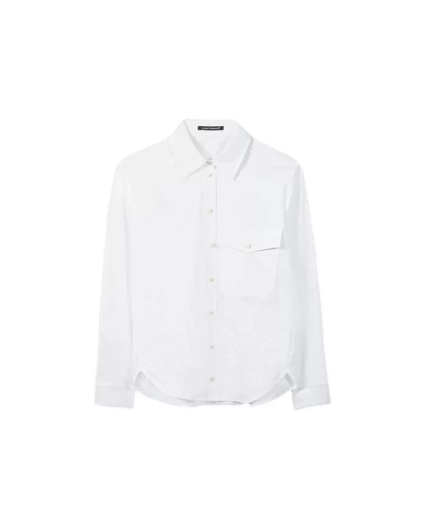 Removable Tie Cotton Shirt<Luisa Cerano Best Sale