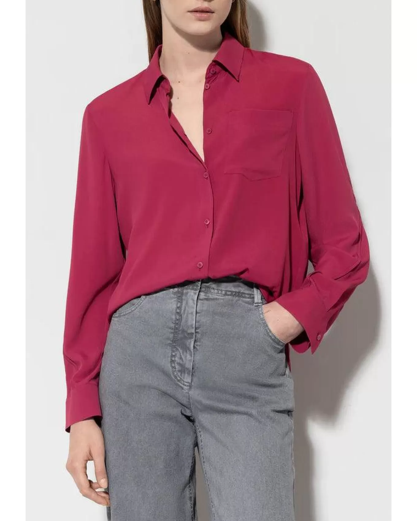 Silk Blend Shirt Blouse<Luisa Cerano Hot