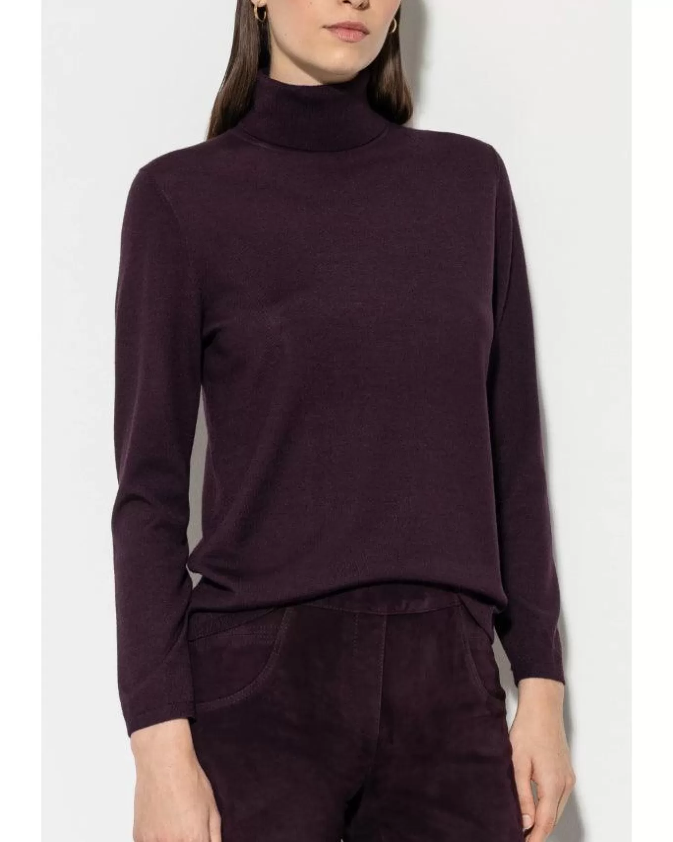 Silk Blend Turtleneck Sweater<Luisa Cerano Cheap