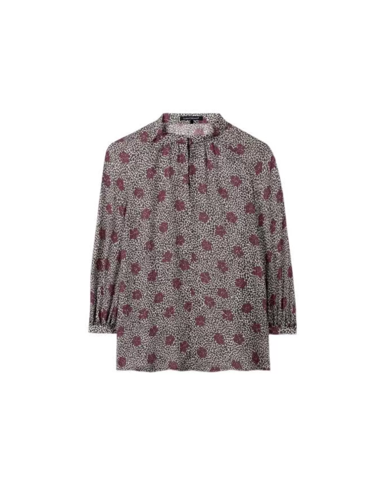 Spotted Floral Blouse<Luisa Cerano Cheap