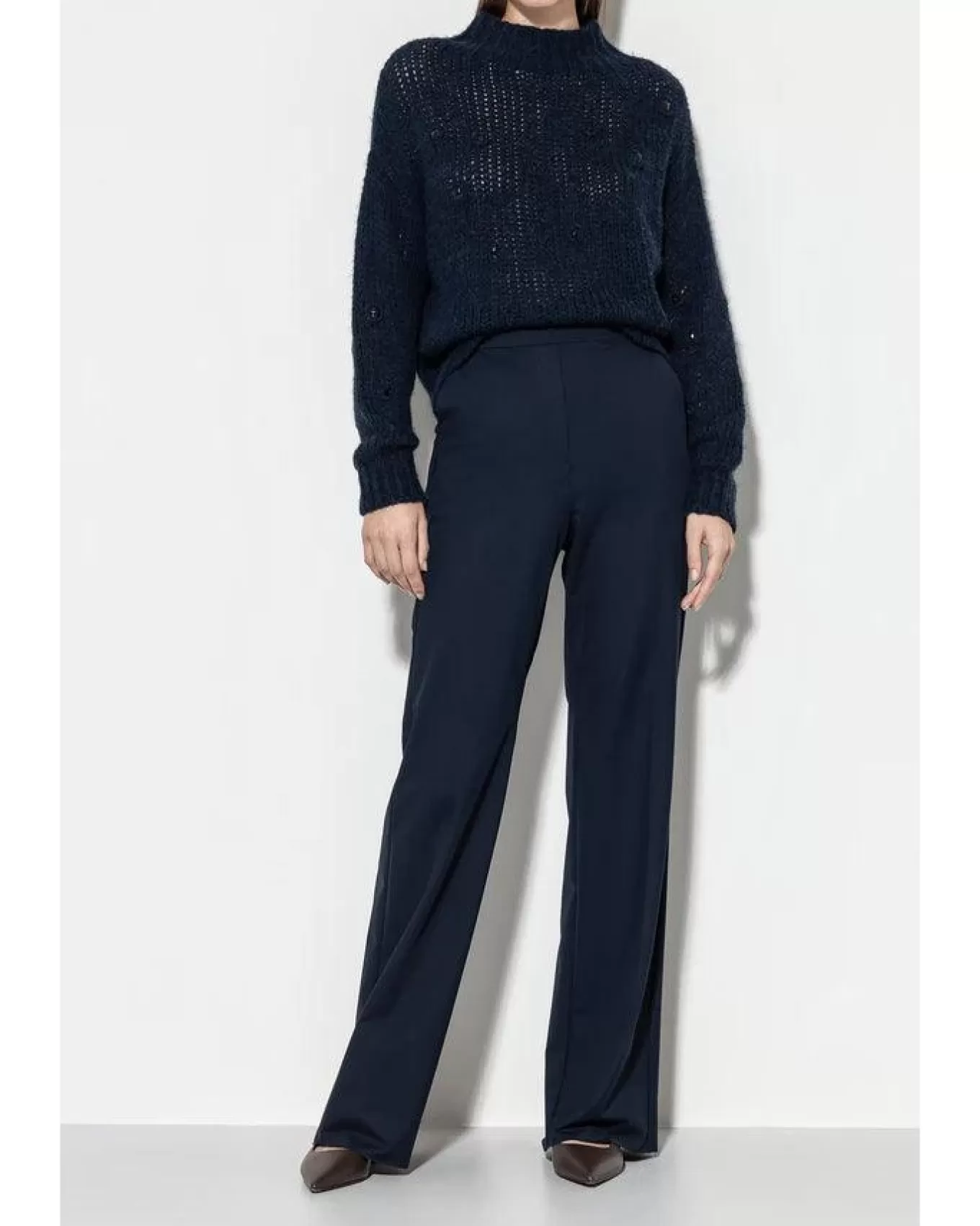 Techno Wide Leg Travel Pants<Luisa Cerano Outlet