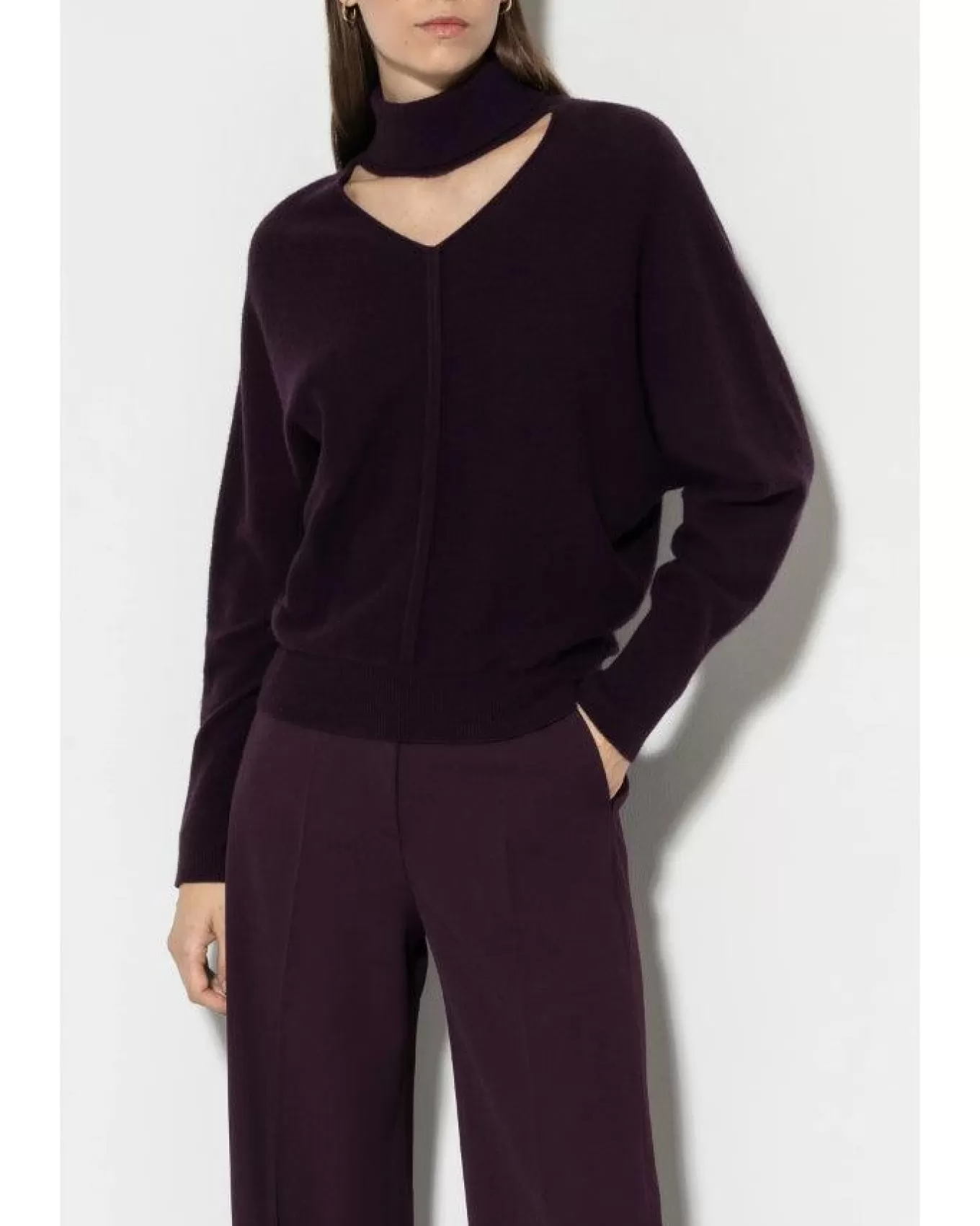 Turtleneck Cutout Sweater<Luisa Cerano Store