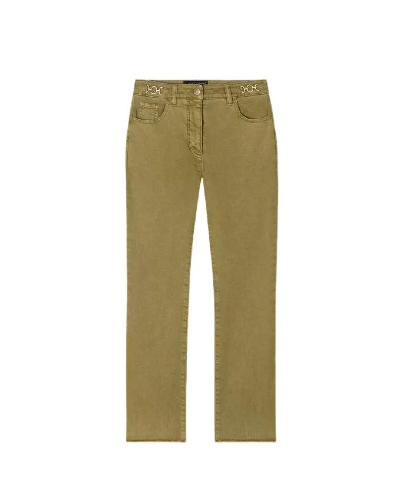 Twill Denim Kick Flare Pant<Luisa Cerano Sale